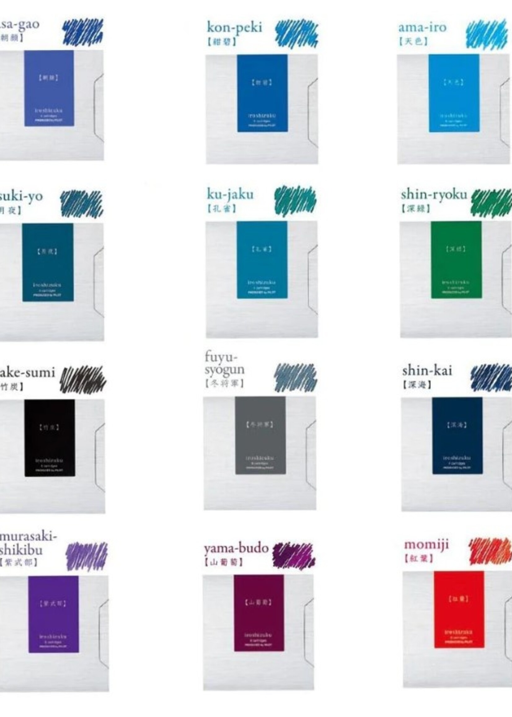 Iroshizuku Inkt Vullingen verp./6 Fuyu-syugun