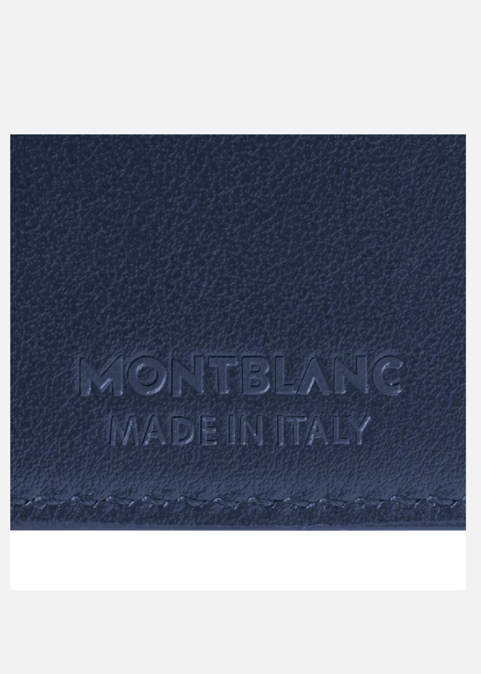 MONTBLANC Meisterstück Wallet 6cc ink blue