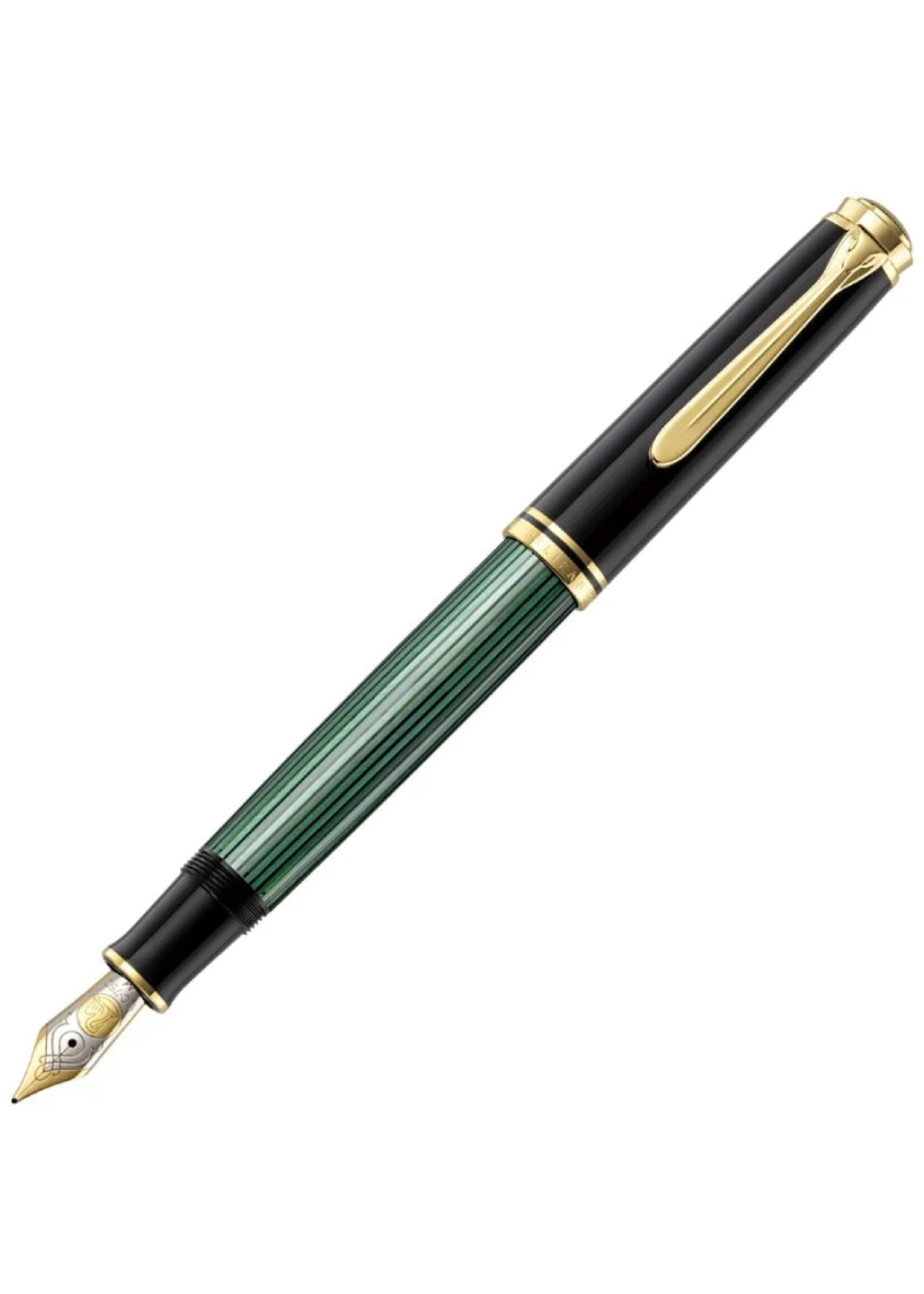 Pelikan Souverän M800 Zwart-Groen Vulpen