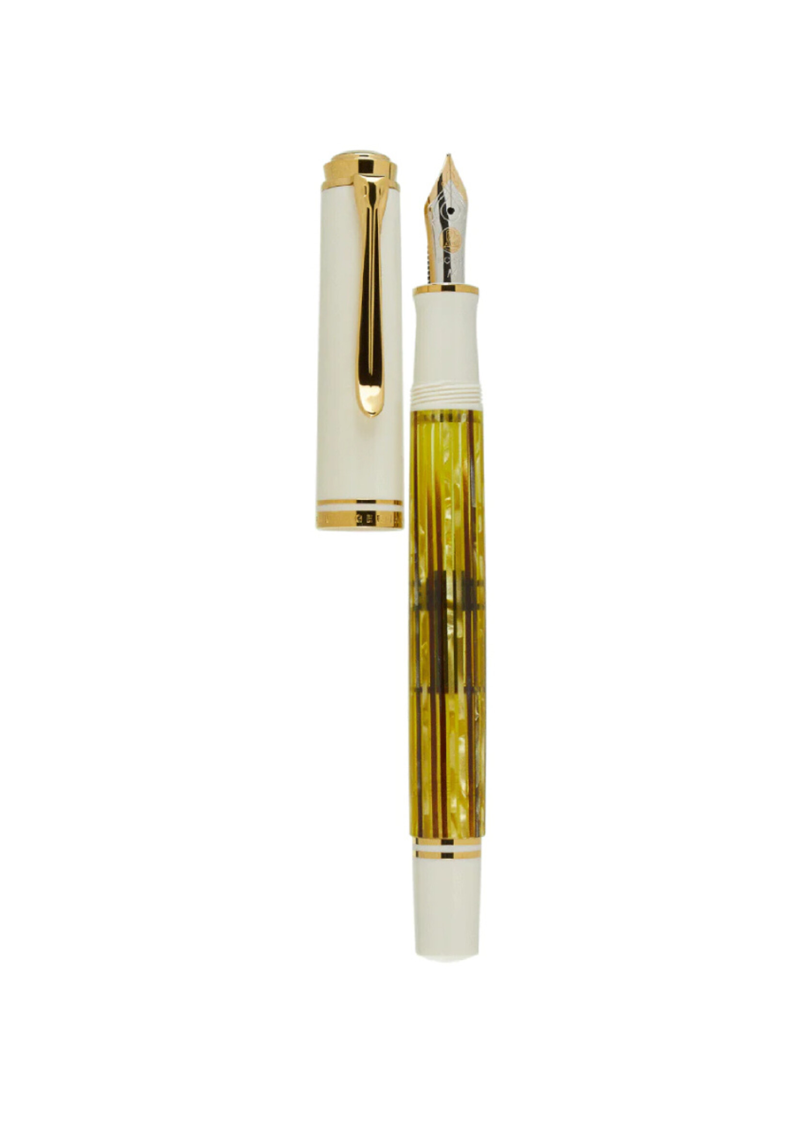 Pelikan Souverän M400 Tortoiseshell-White Vulpen