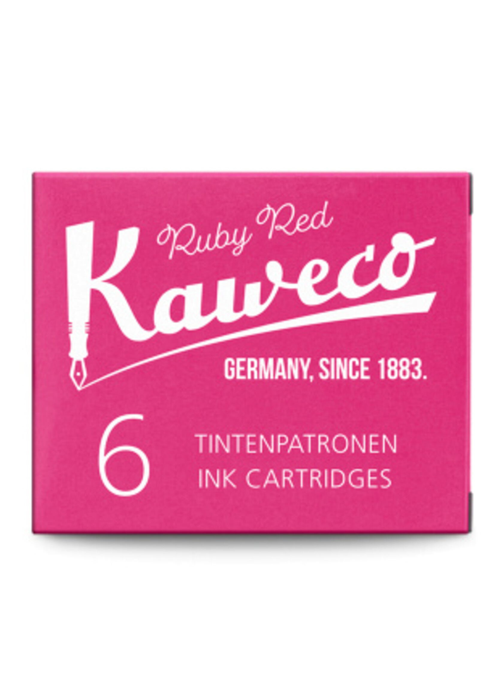 Kaweco Inkt Vullingen verp./6  Ruby Red