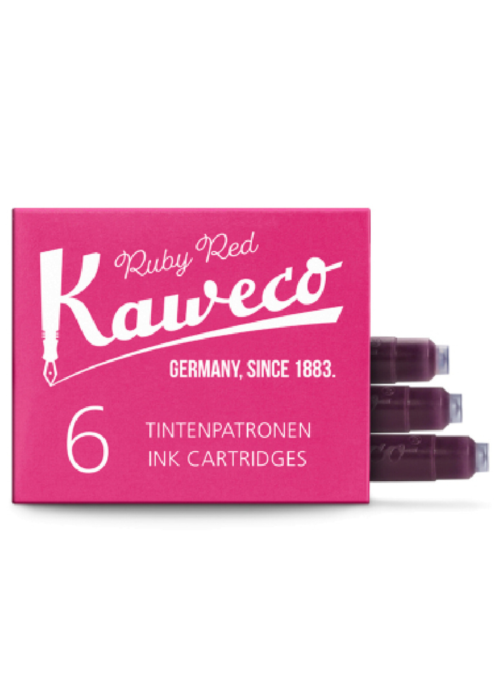 Kaweco Inkt Vullingen verp./6  Ruby Red
