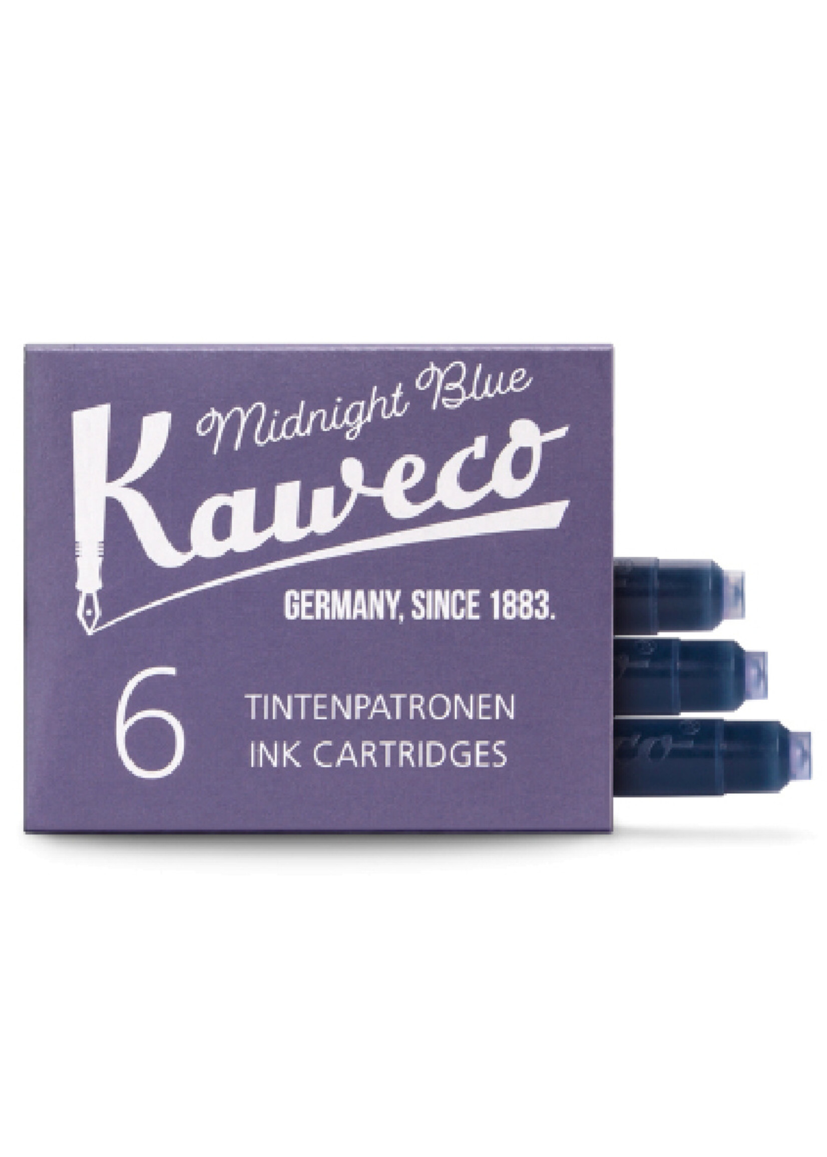 Kaweco Inkt Vullingen verp./6  Midnight Blue (Blue-Black)
