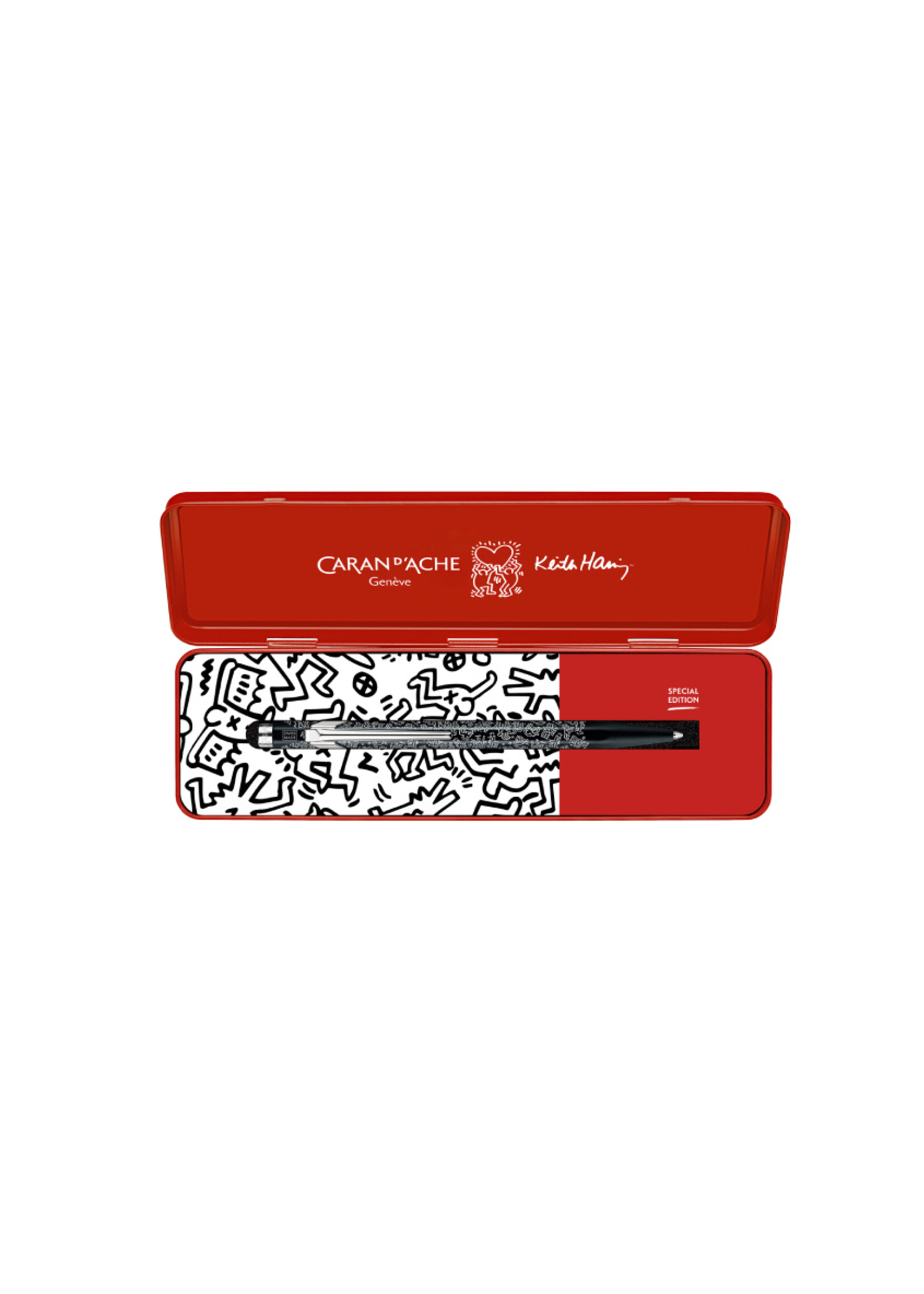 Caran d'Ache 849 + Keith Haring LE Zwart Balpen
