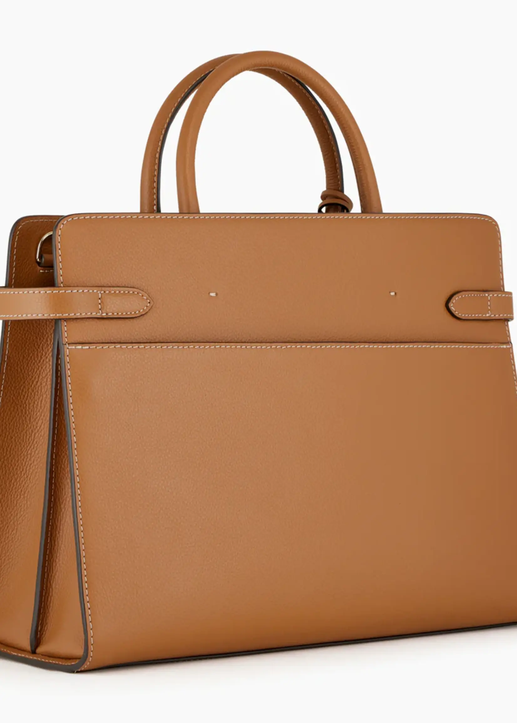 Le Tanneur grote handtas Emilie Casual generfd leder Cognac