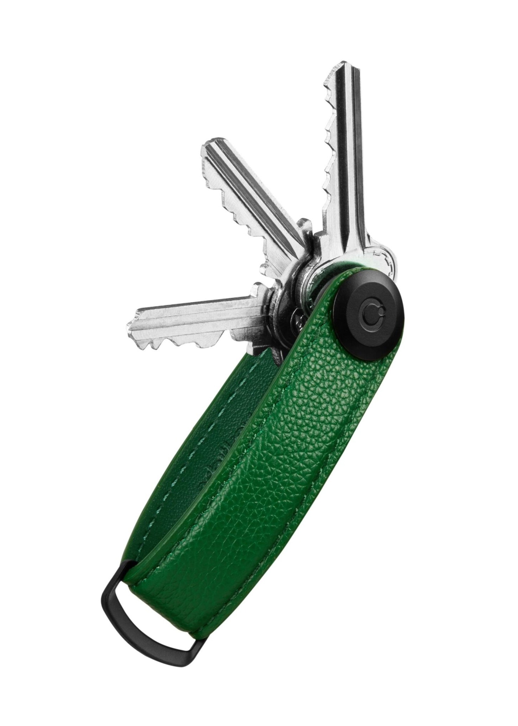 Orbitkey 2.0 Pebbled Leather Emerald