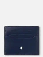MONTBLANC Meisterstück Card Holder 6cc ink blue