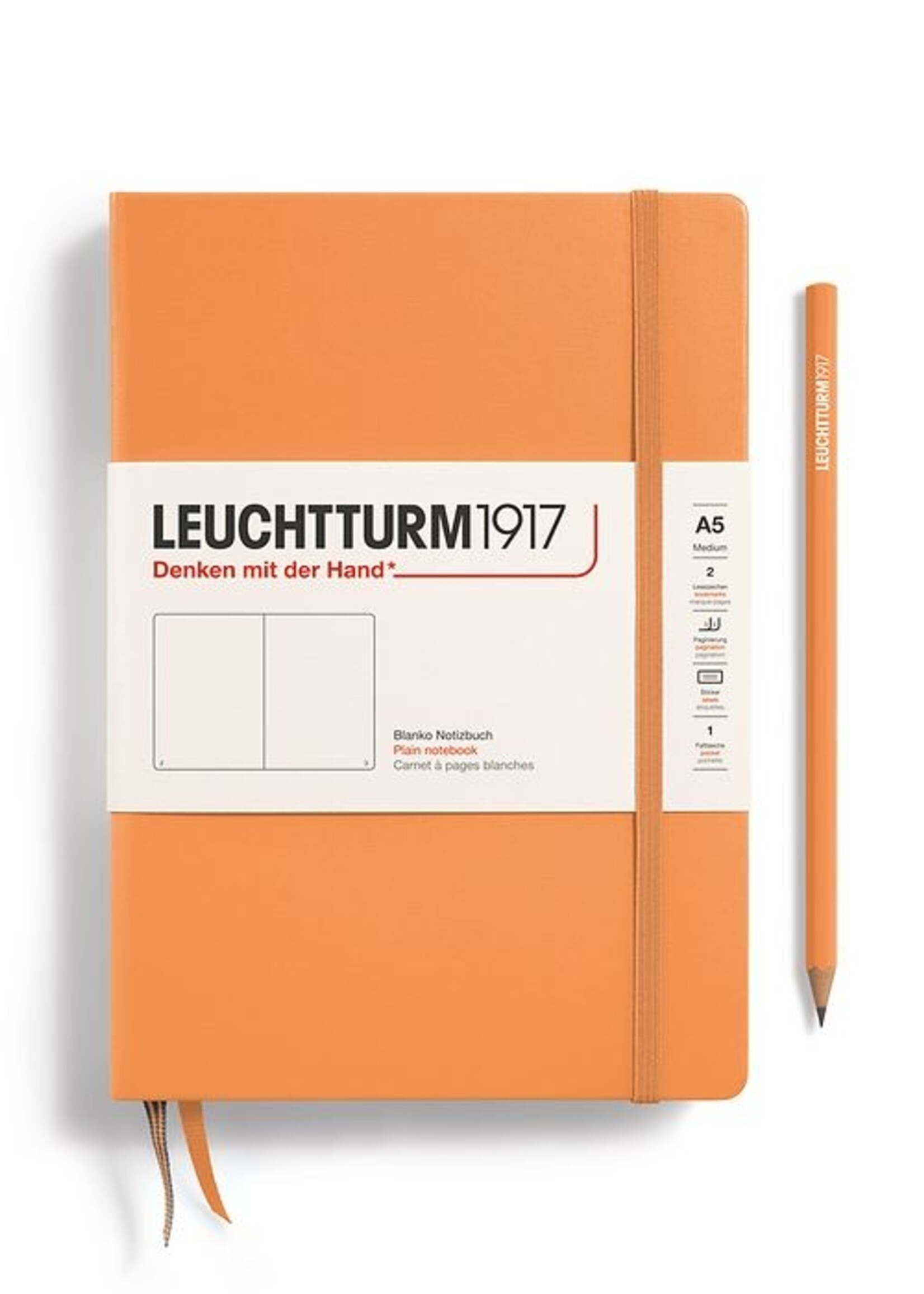 Leuchtturm1917 Notitieboek Medium A5 Hard Cover Apricot