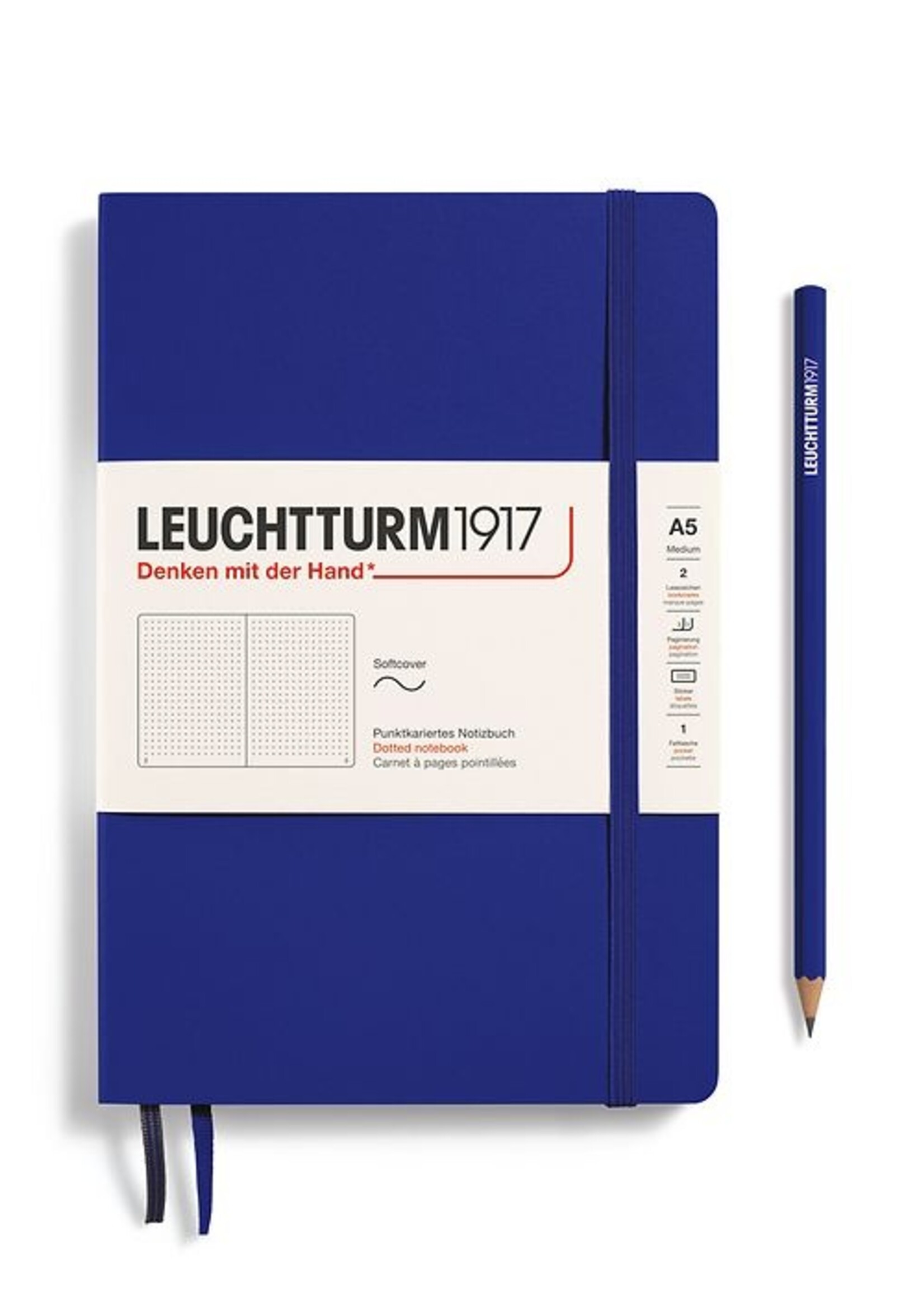 Leuchtturm1917 Notitieboek Medium A5 Soft Cover Ink