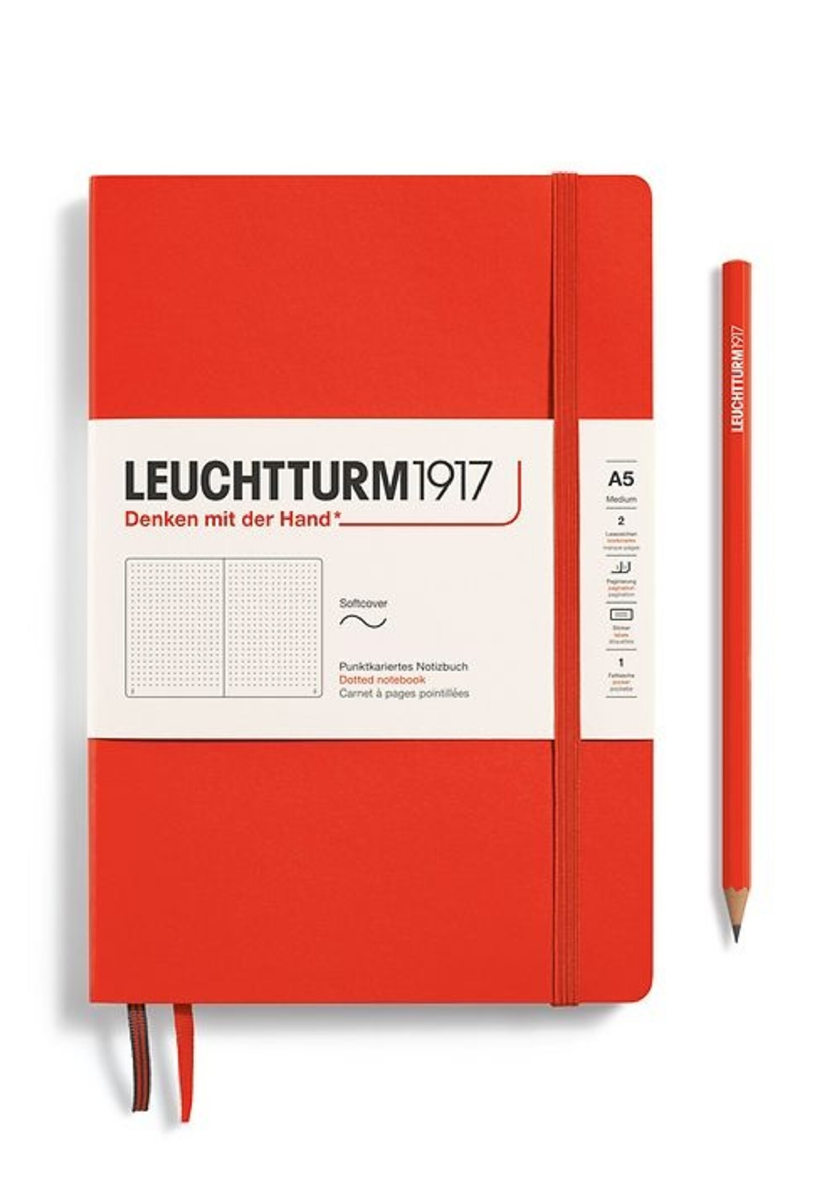 Leuchtturm1917 Notitieboek Medium A5 Soft Cover Lobster