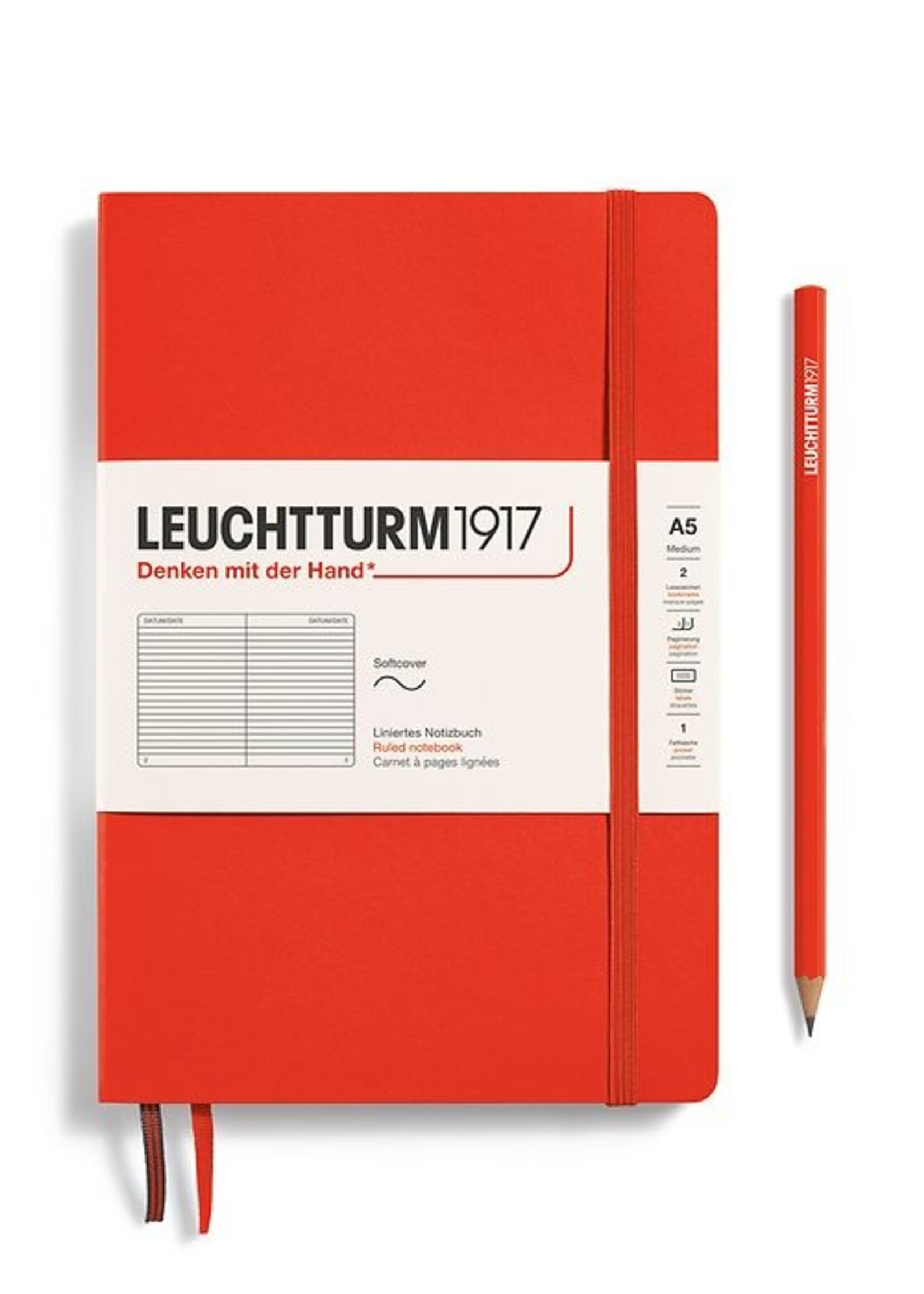 Leuchtturm1917 Notitieboek Medium A5 Soft Cover Lobster