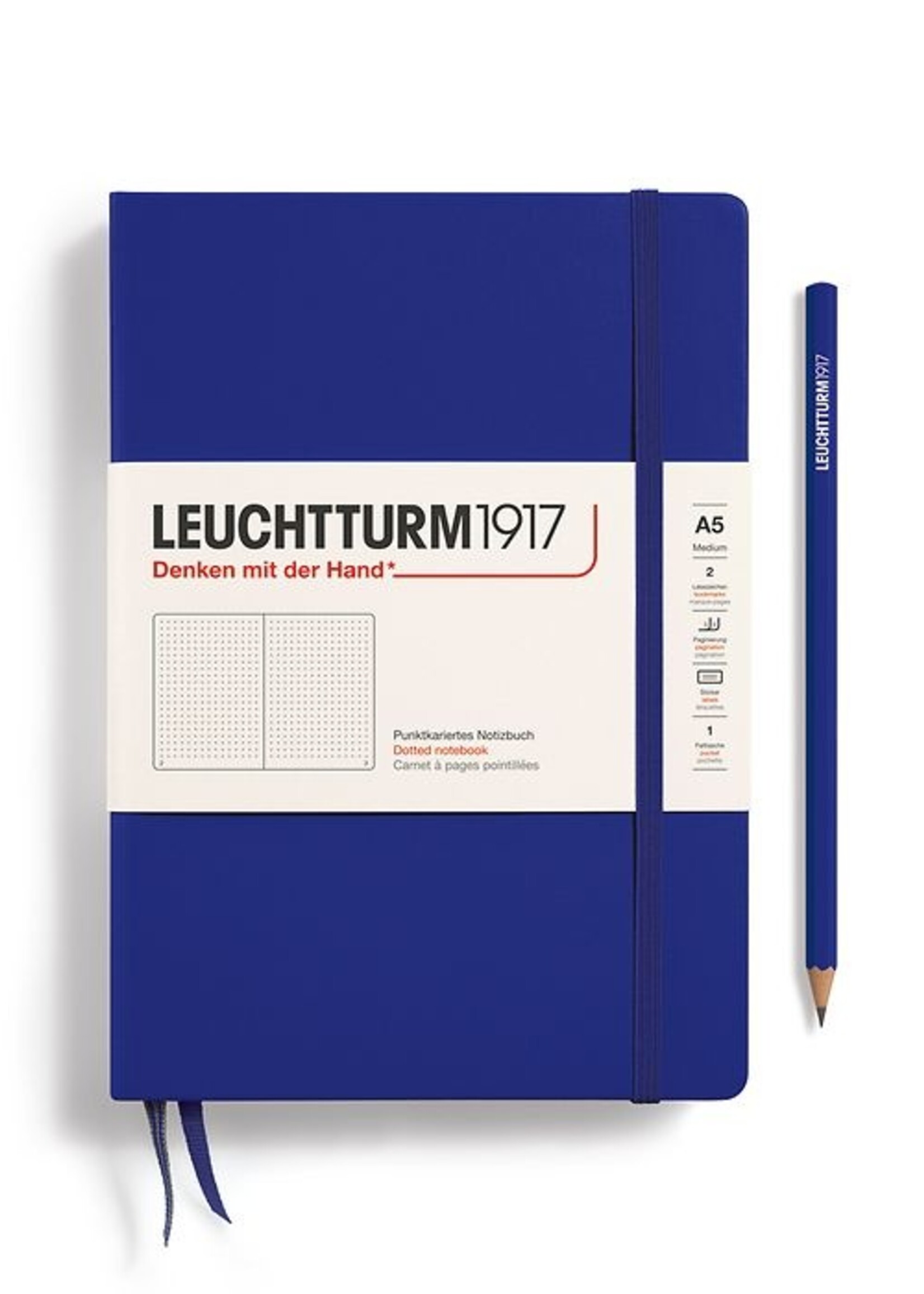Leuchtturm1917 Notitieboek Medium A5 Hard Cover Ink