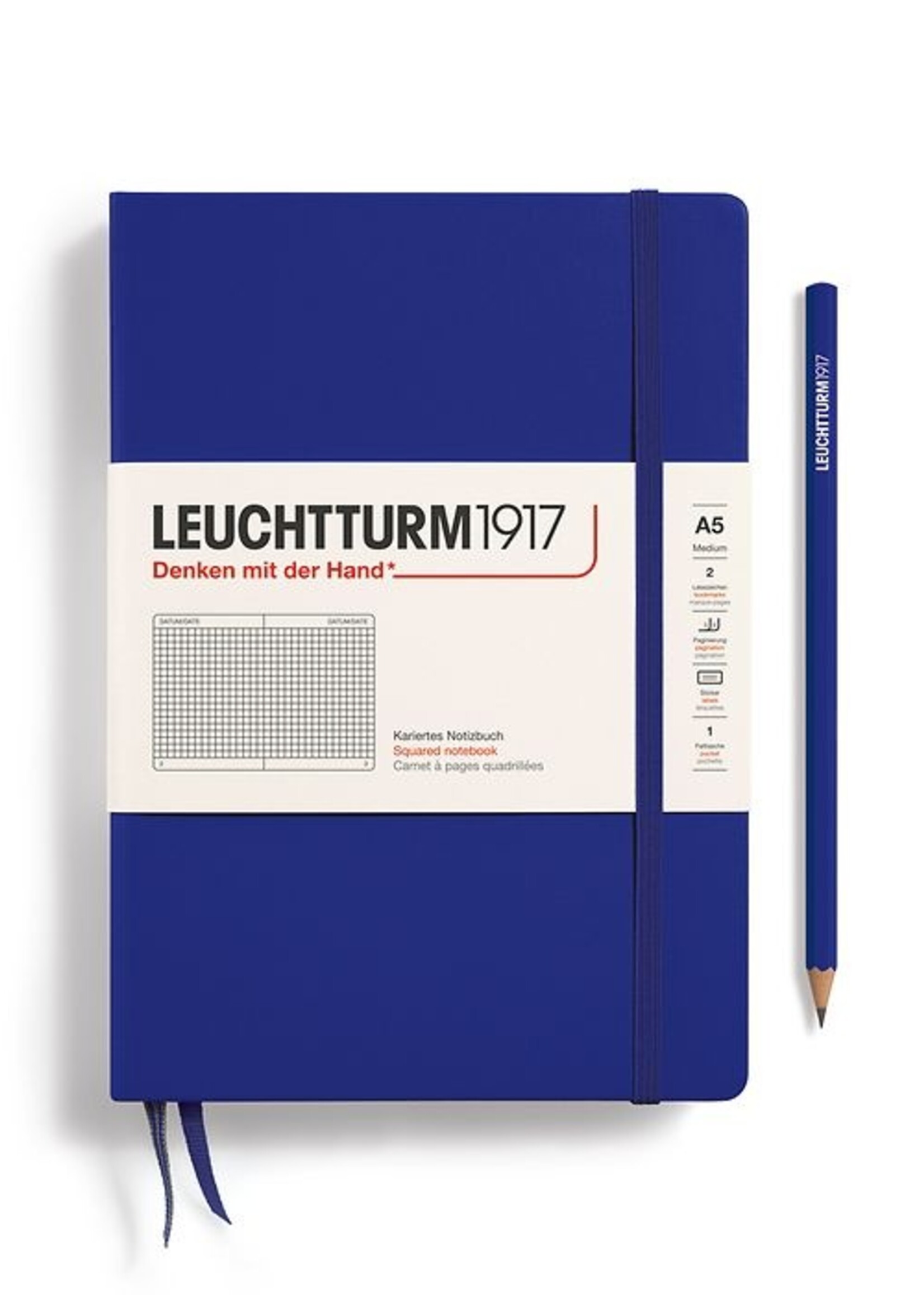 Leuchtturm1917 Notitieboek Medium A5 Hard Cover Ink