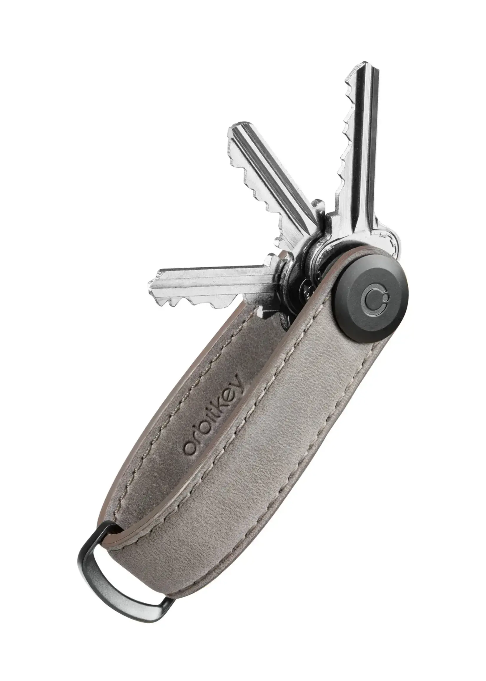 Orbitkey 2.0 Crazy Horse  Leather Steel Grey