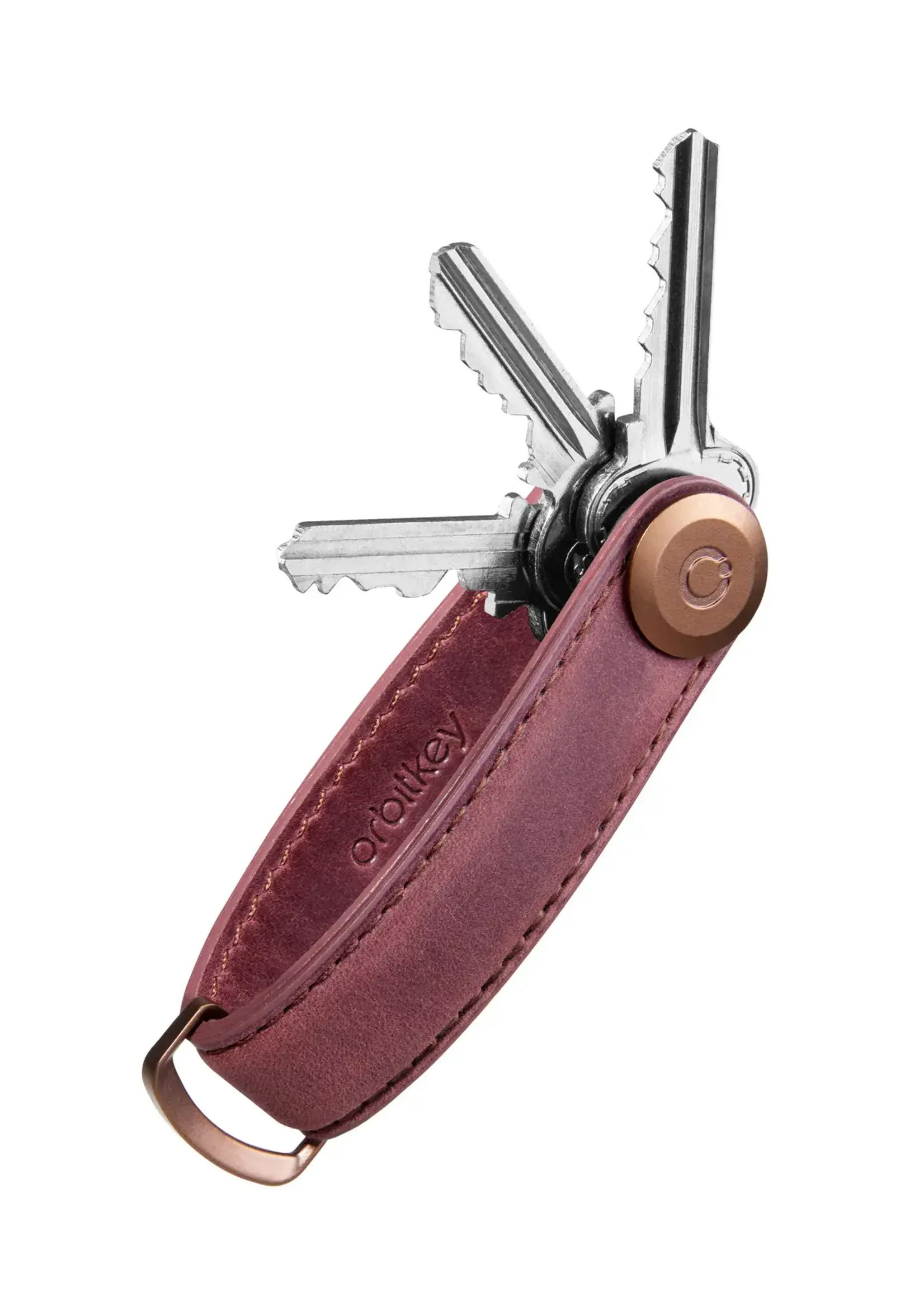 Orbitkey 2.0 Crazy Horse  Leather Mulled Wine