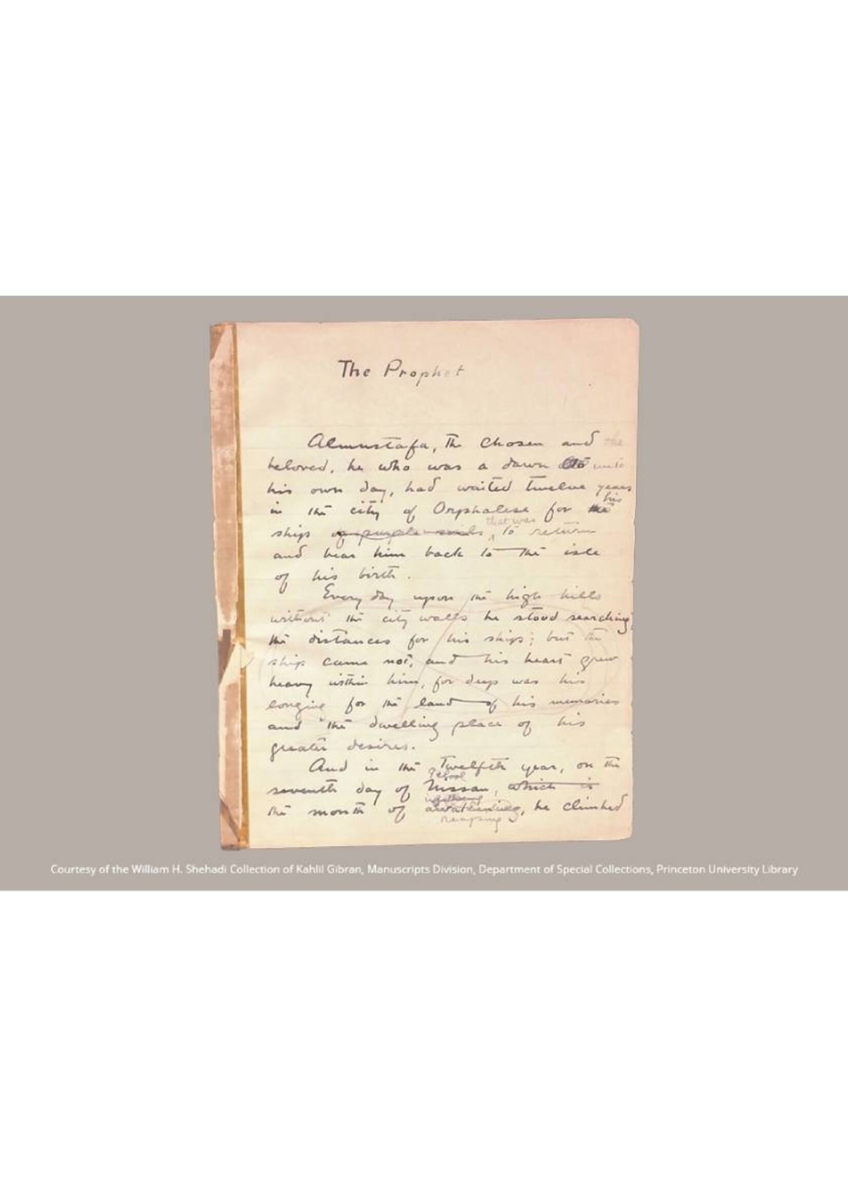 Paperblanks Notebook Ultra A5 Gelijnd Kahlil Gibran,The Prophet / Embellished Manuscripts Collection