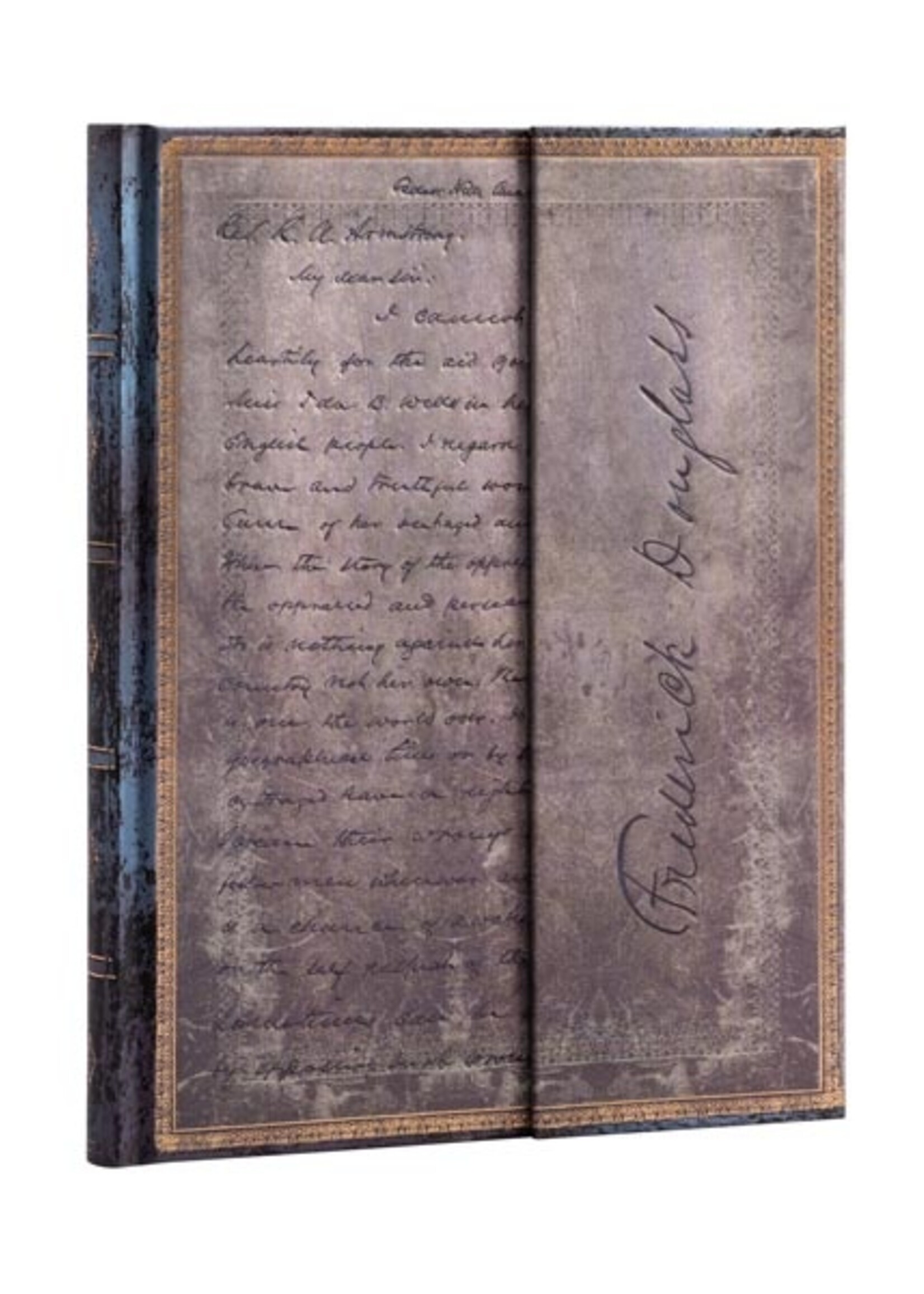 Paperblanks Notebook Ultra A5 Gelijnd Embellished Manuscripts Collection / Frederick Douglass, Letter for Civil Rights