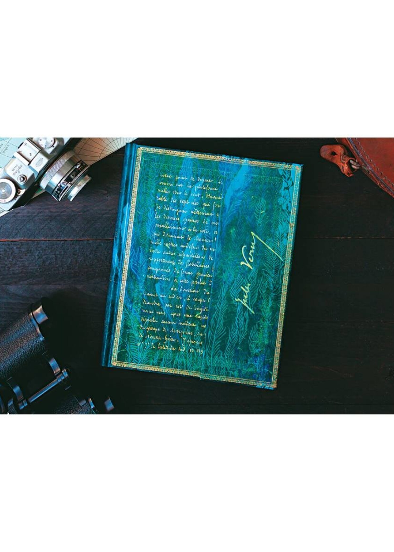 Paperblanks Notebook Ultra A5 Gelijnd Verne Twenty Thousand Leagues