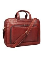 Tony Perotti Laptoptas 15" /2 + voorvak Vintage Brown