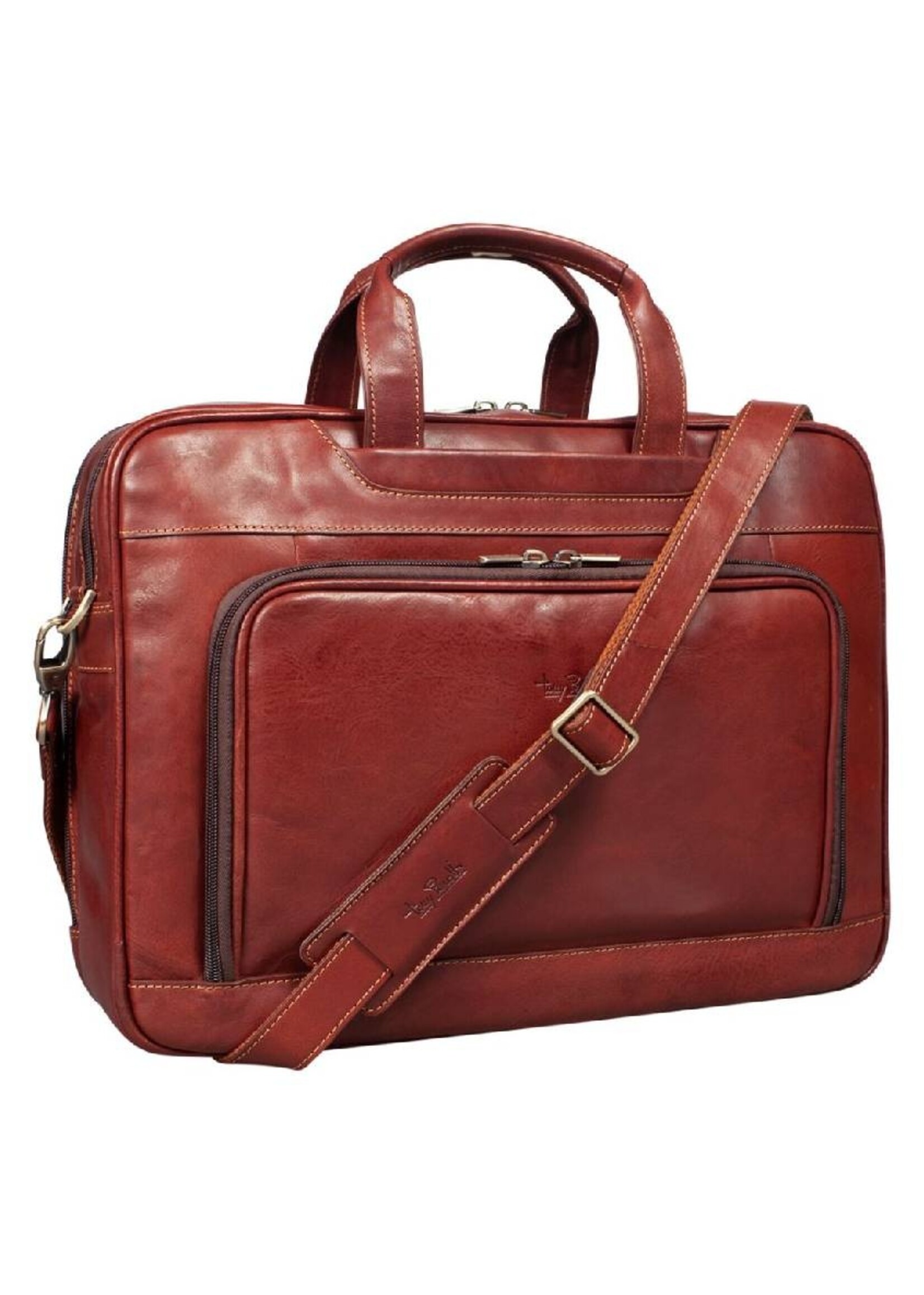 Tony Perotti Laptoptas 15" D.Brown 2-vaks