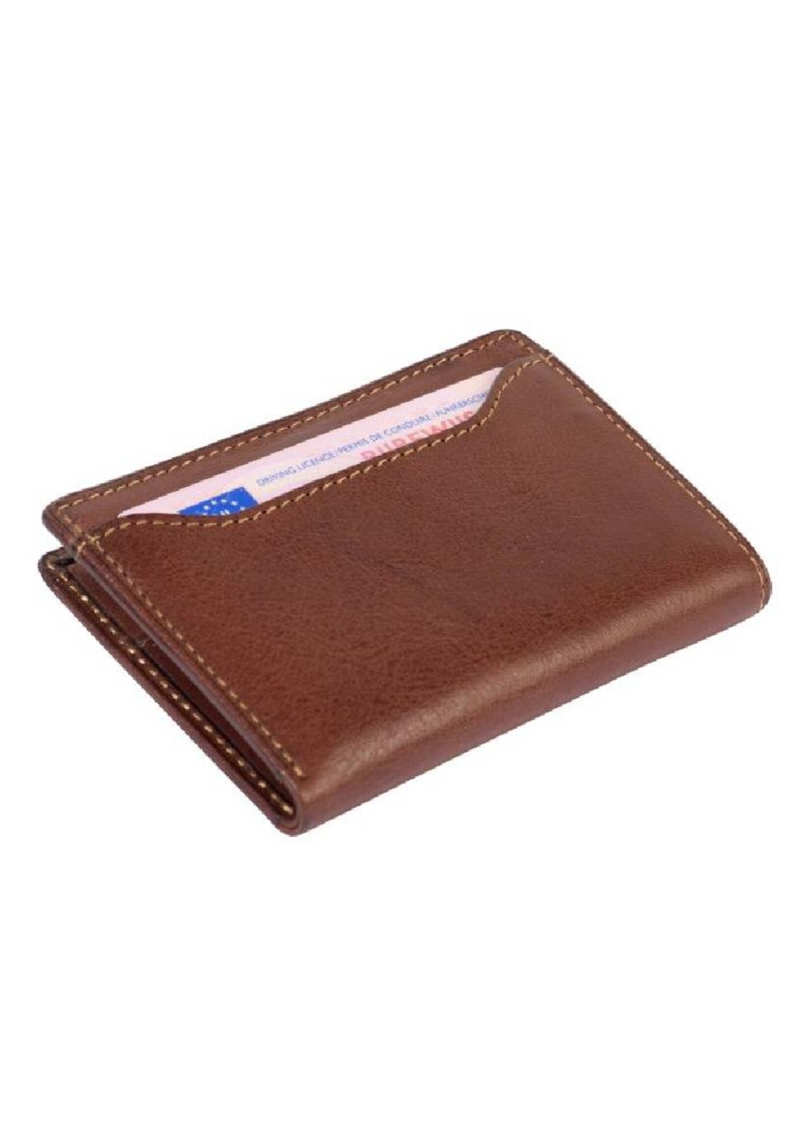 Tony Perotti Mini Portefeuille 5cc Vintage Camel