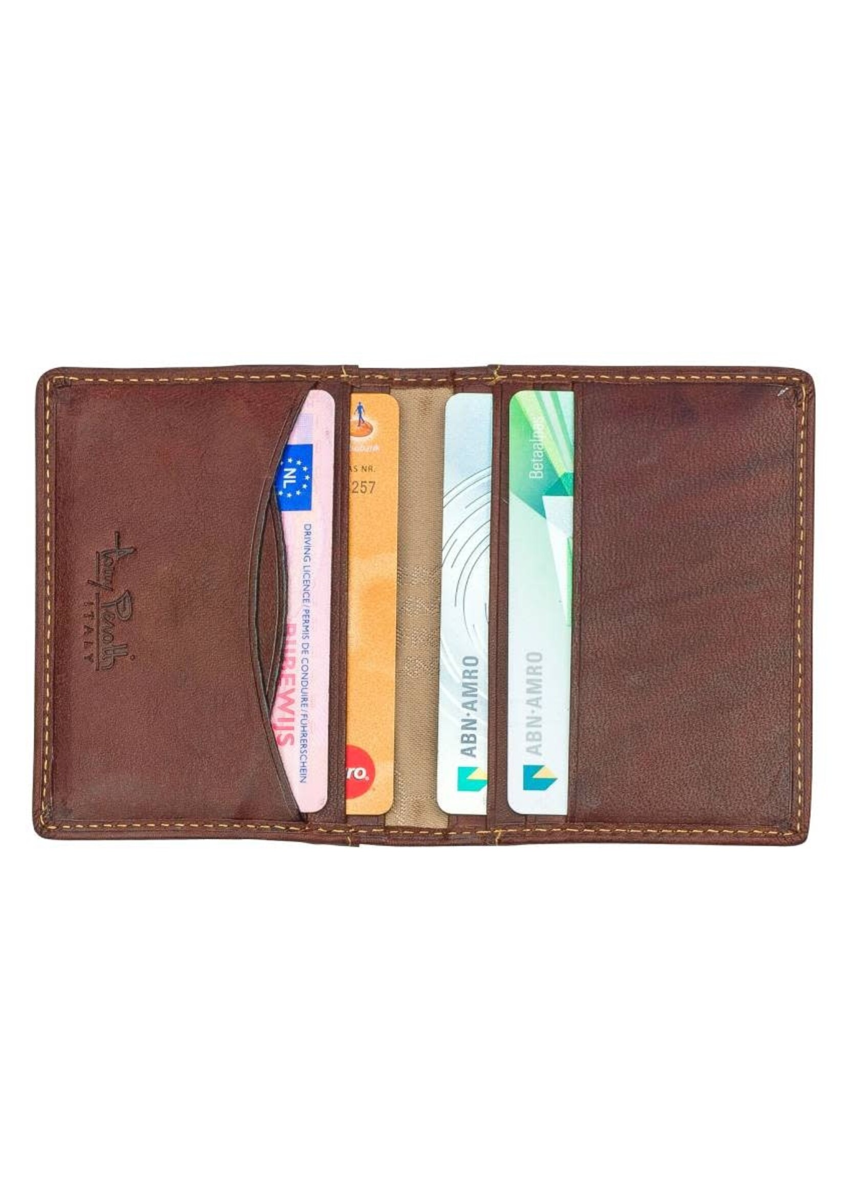 Tony Perotti  Compacte kaarthouder 11cc Vintage Brown