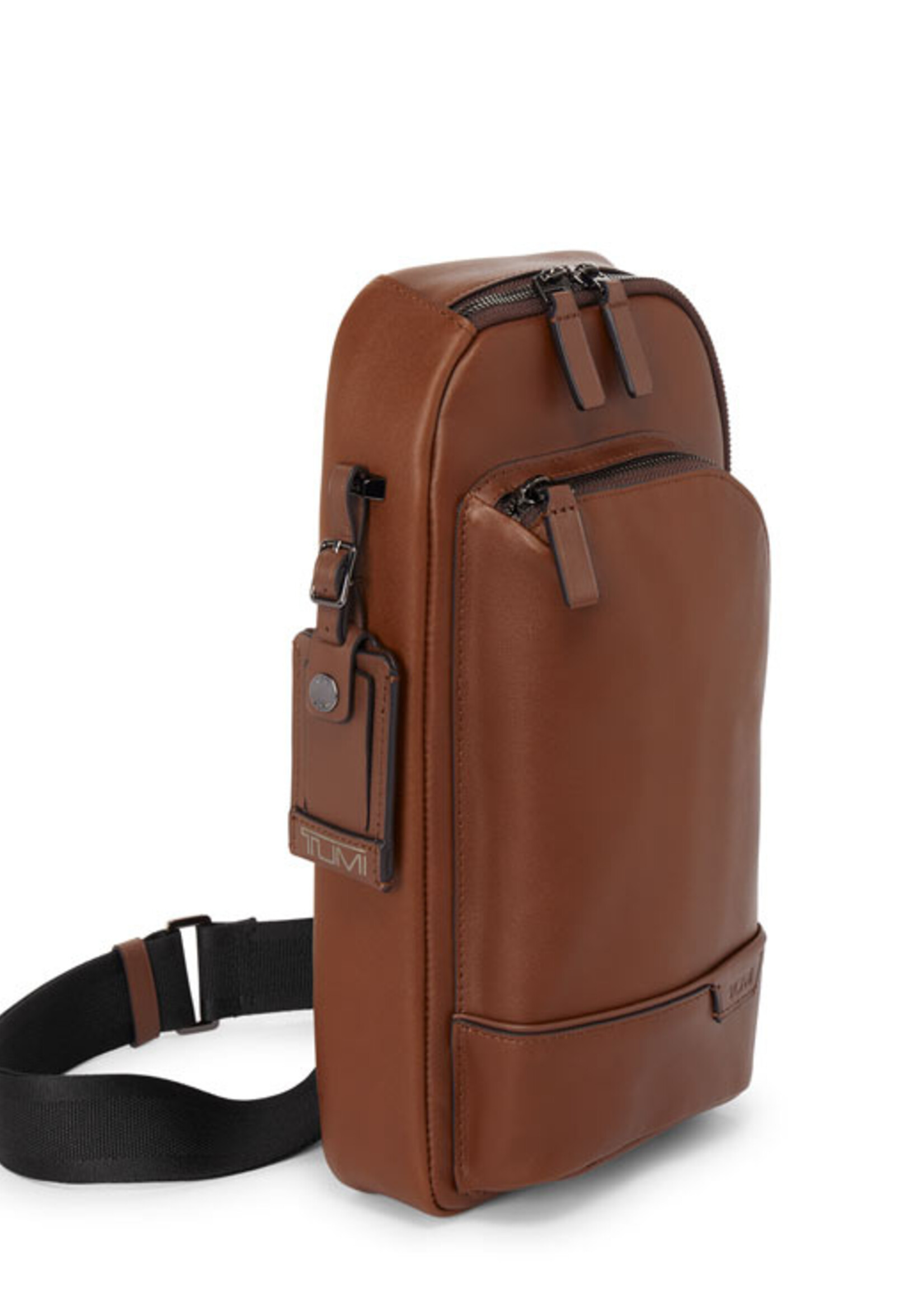 TUMI Harrison Cognac Gregory Sling