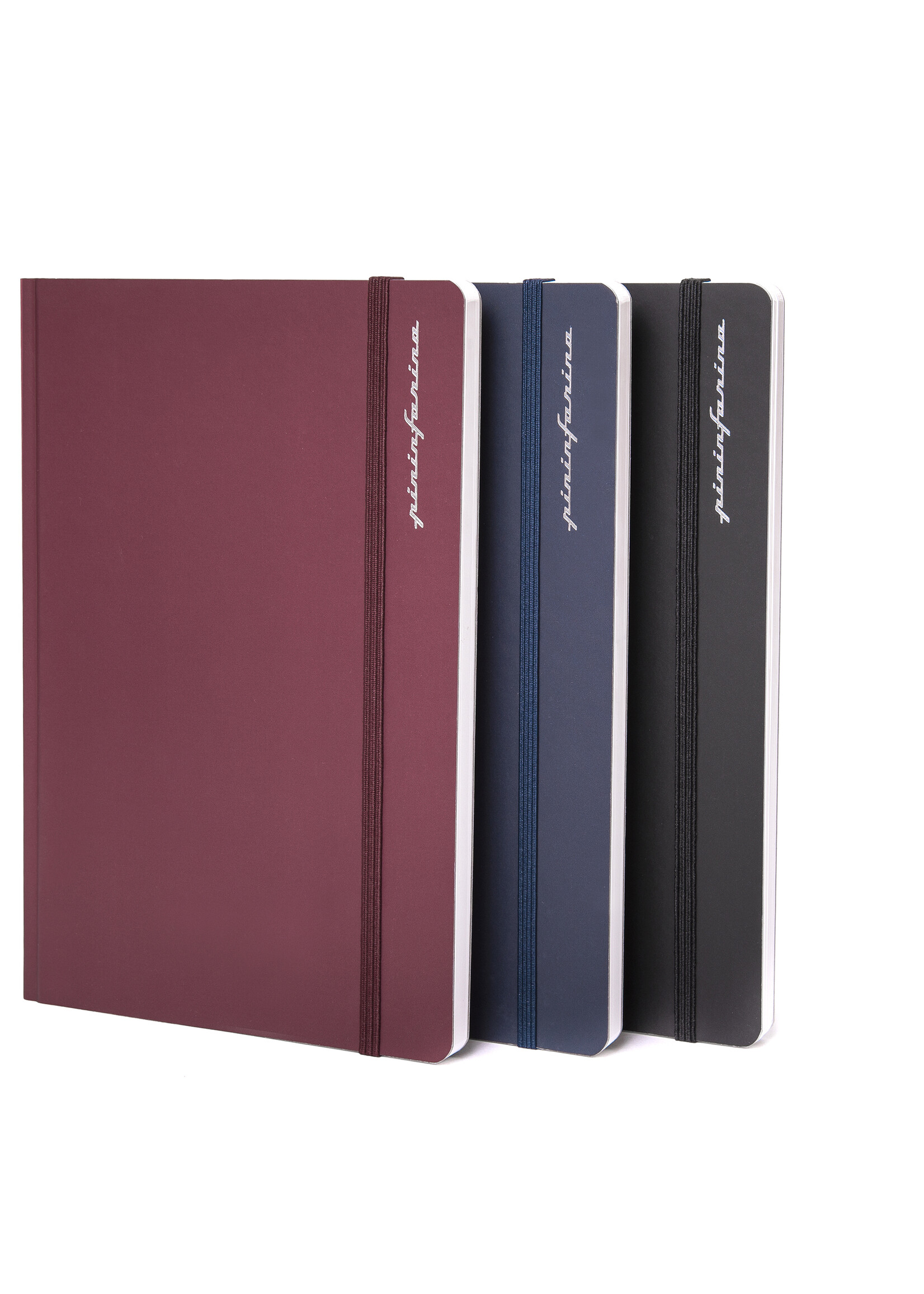 Pininfarina Notebook A5 Hard Cover Stone Paper Ruled Blue