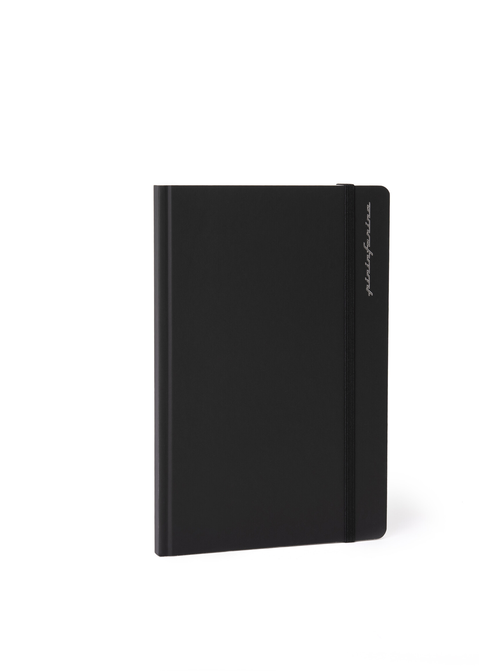 Pininfarina Notebook A5 Hard Cover Stone Paper Ruled Black