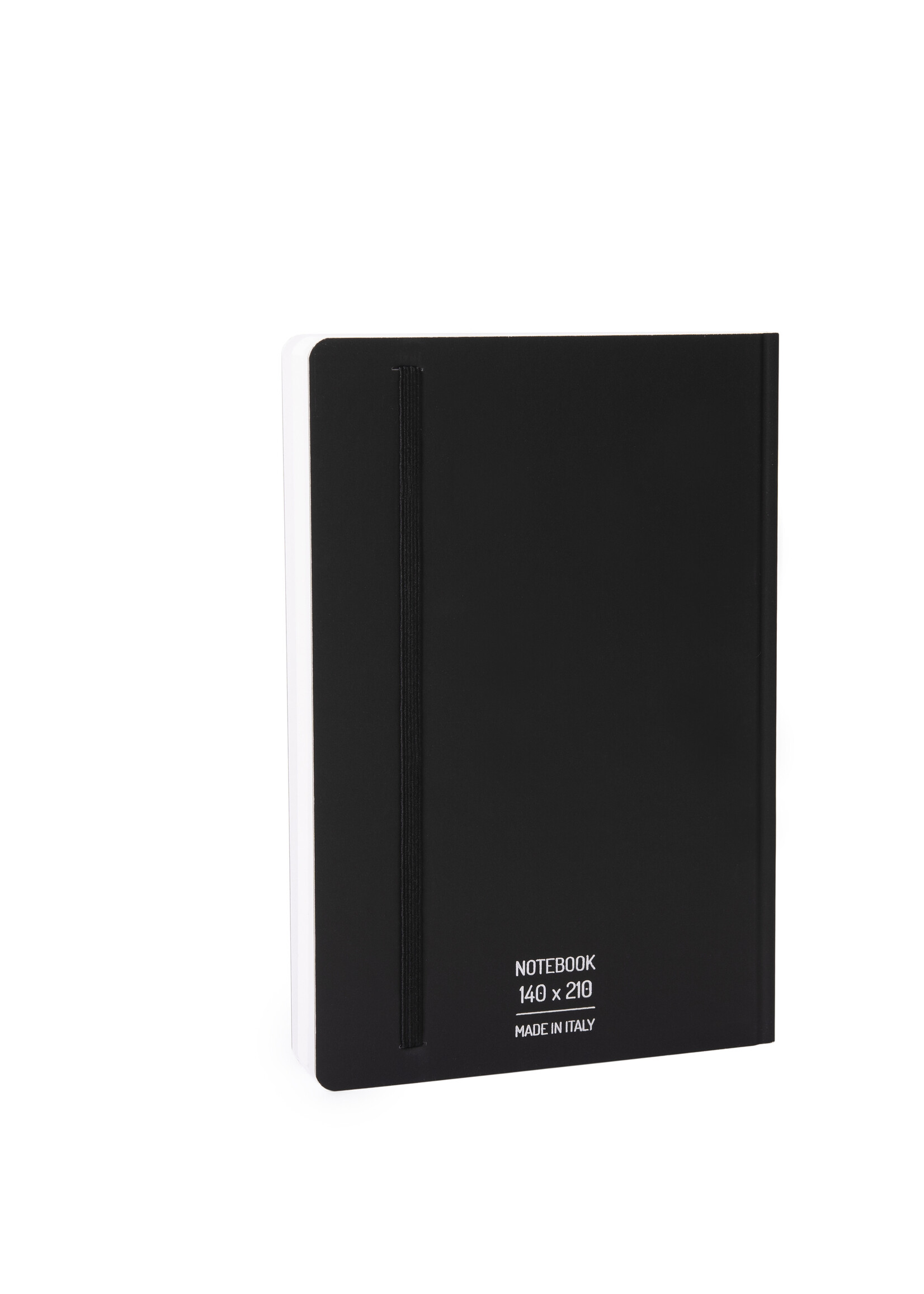 Pininfarina Notebook  A5 Hard Cover Stone Paper Plain Black