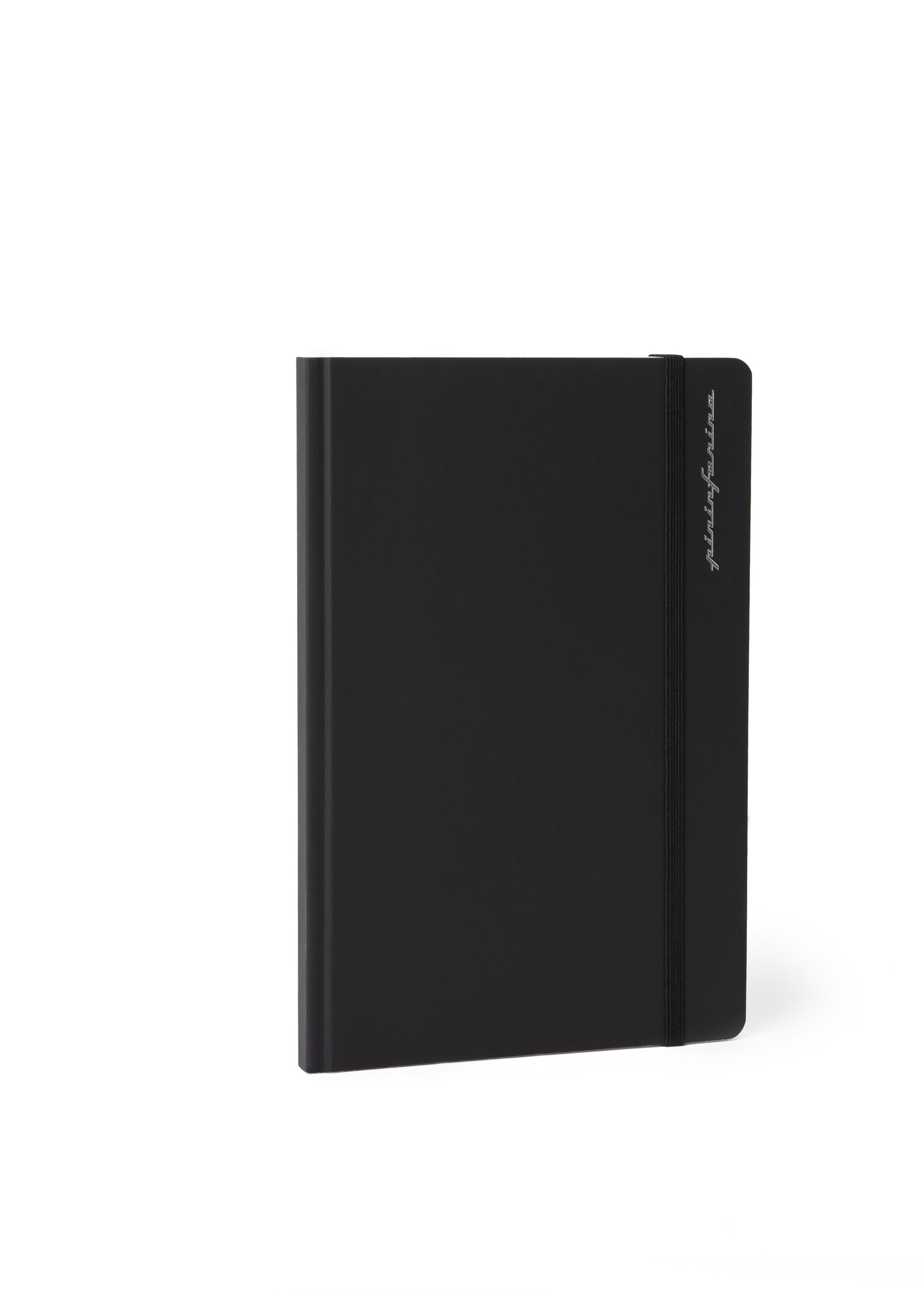 Pininfarina Notebook  A5 Hard Cover Stone Paper Plain Black