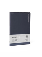 Pininfarina Notebook A5 Hard Cover Stone Paper Ruled Blue