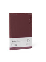 Pininfarina Notebook A5 Hard Cover Stone Paper Plain Red