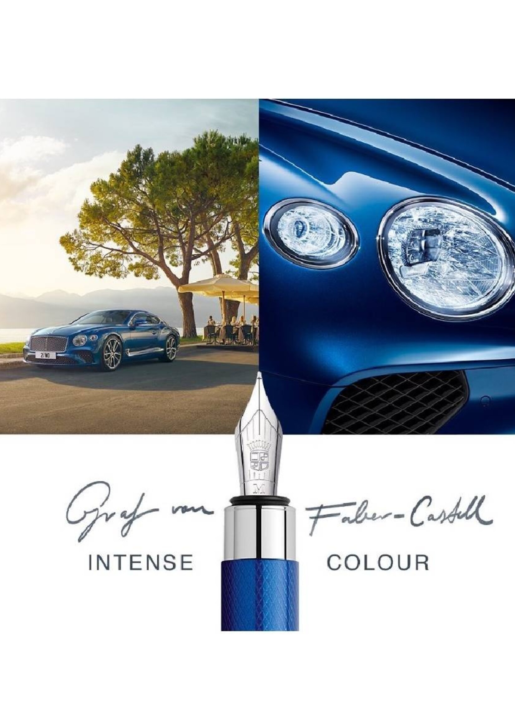 Graf von Faber-Castell & Bentley Sequin Blue Vulpen