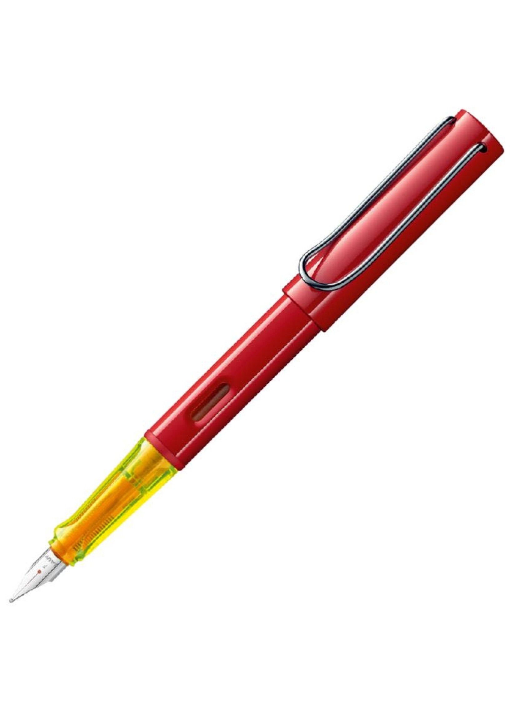 LAMY AL-star LE '22 glossy red vulpen fijn + notebook