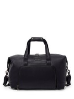 TUMI Alpha Black leather Black met dubbele uitbreiding Reistas