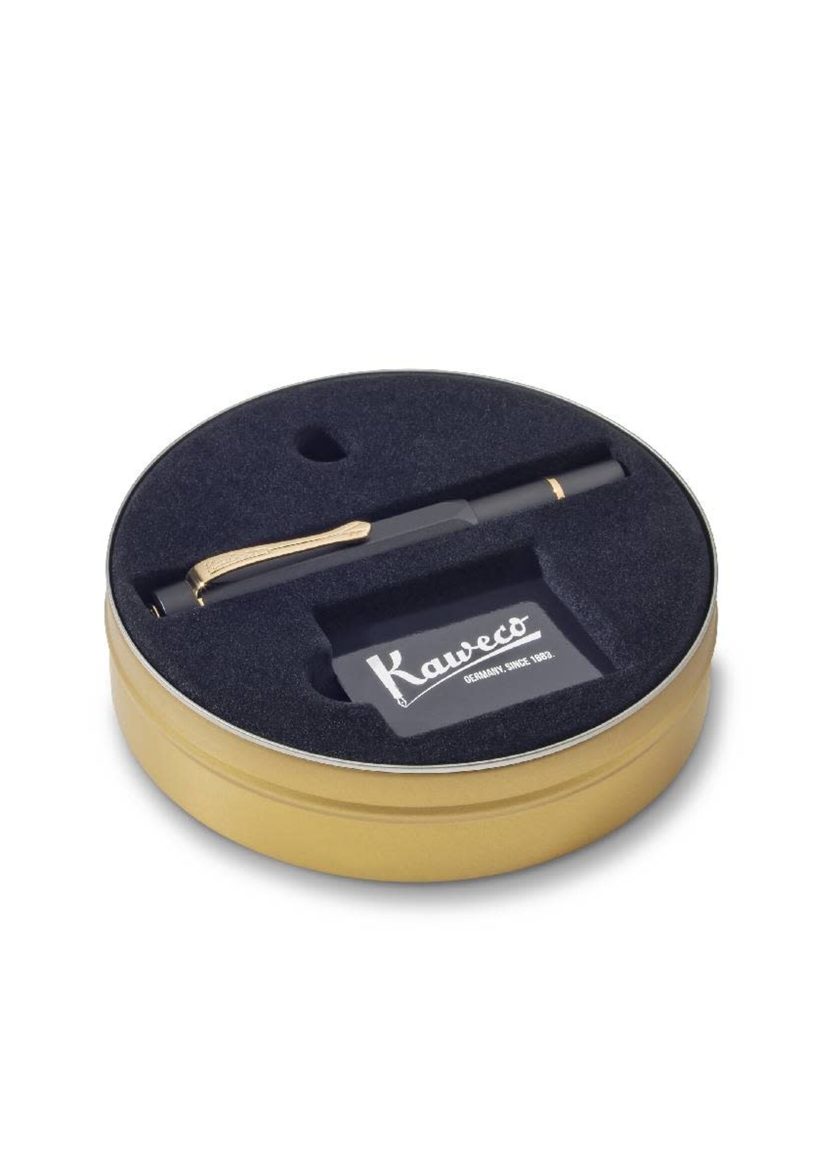 Kaweco Piston Al Sport Black/Gold M-Medium