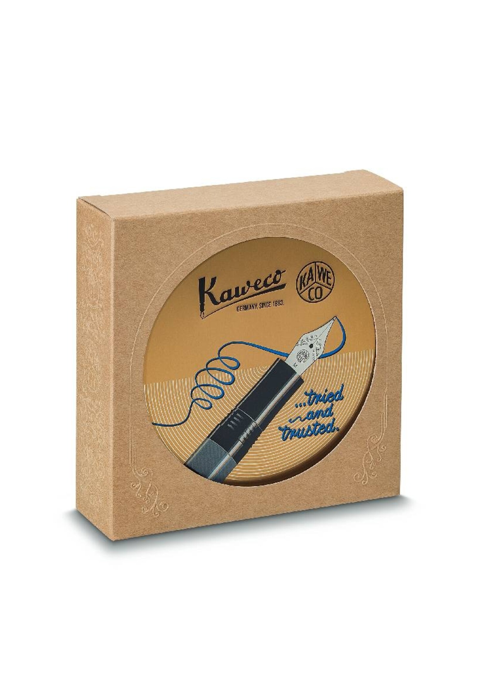 Kaweco Piston Al Sport Matt Black/Gold Fijn