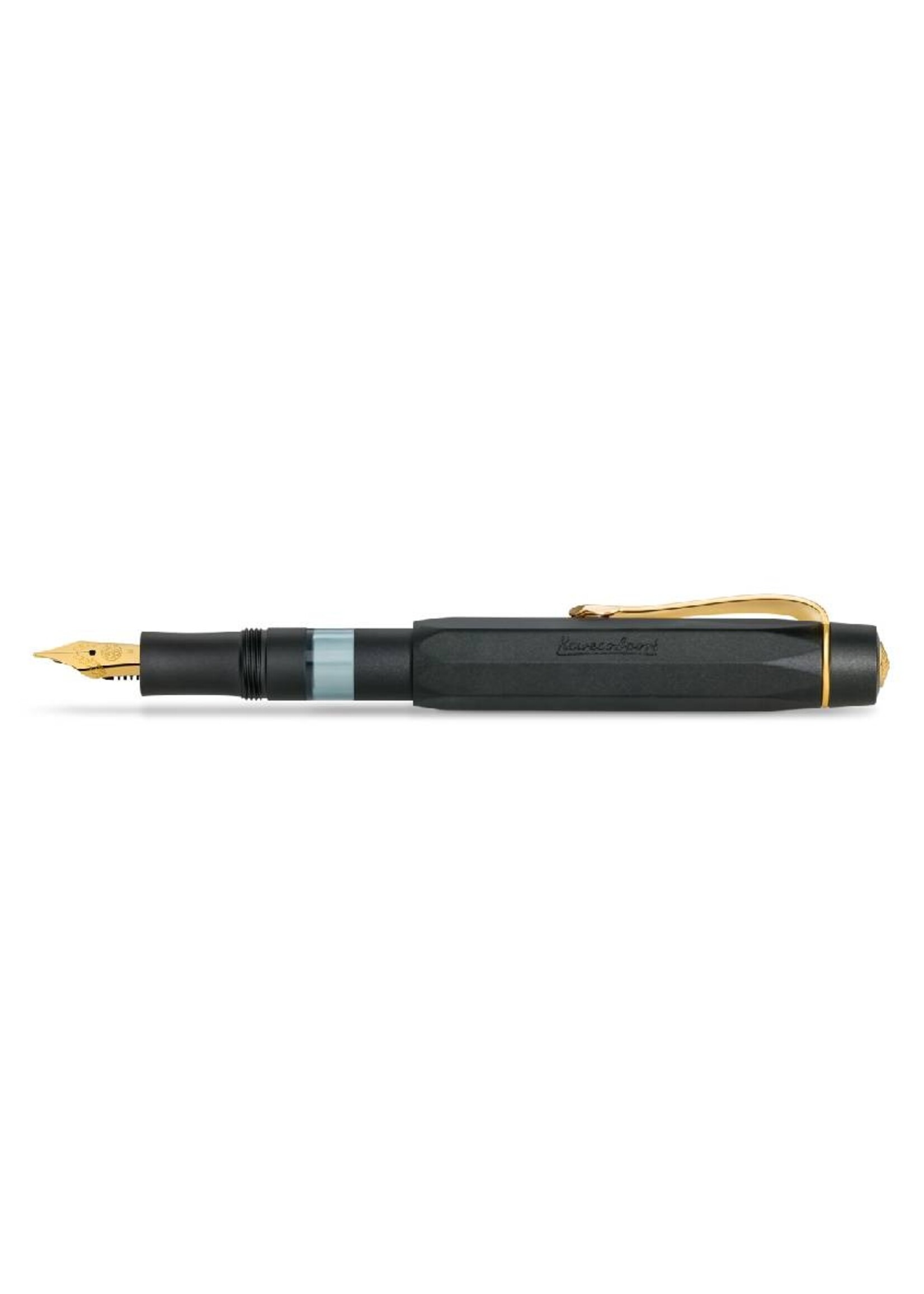 Kaweco Piston Al Sport Black/Gold Fijn