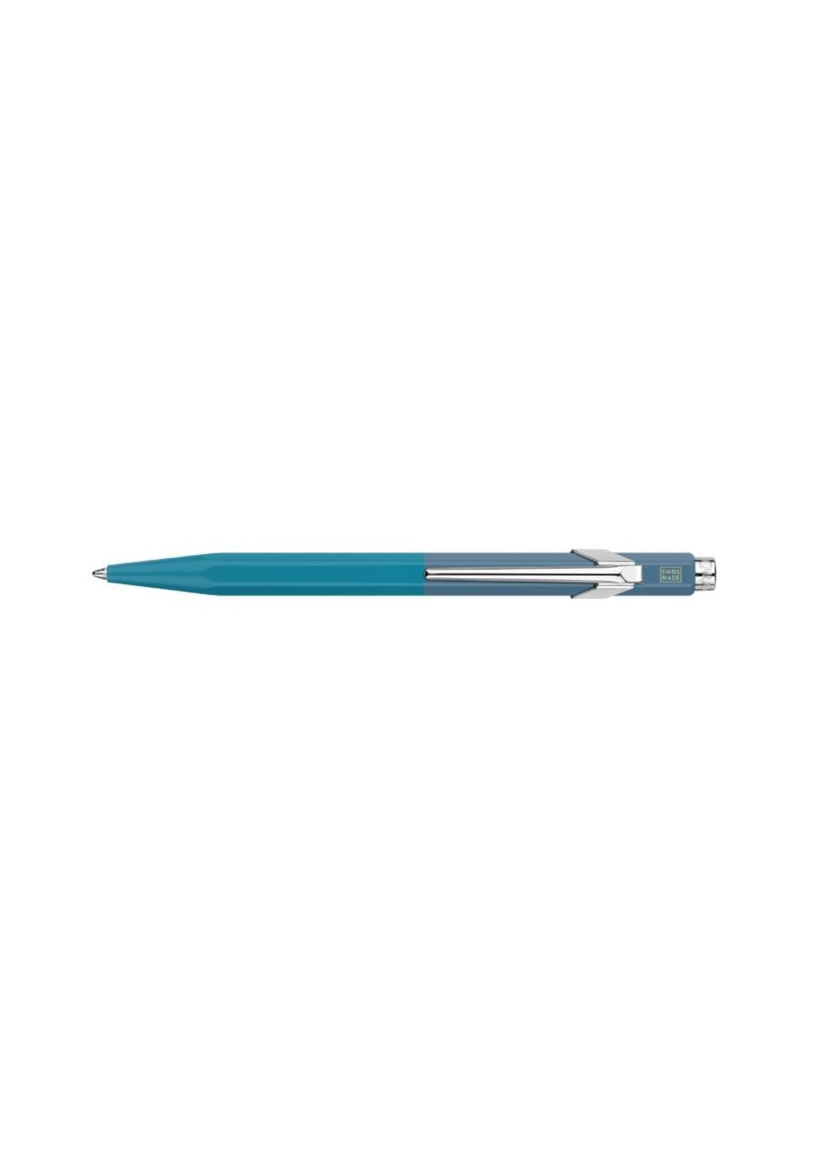 Caran d'Ache + Paul Smith Limited Edition IV balpen CYAN/STEEL
