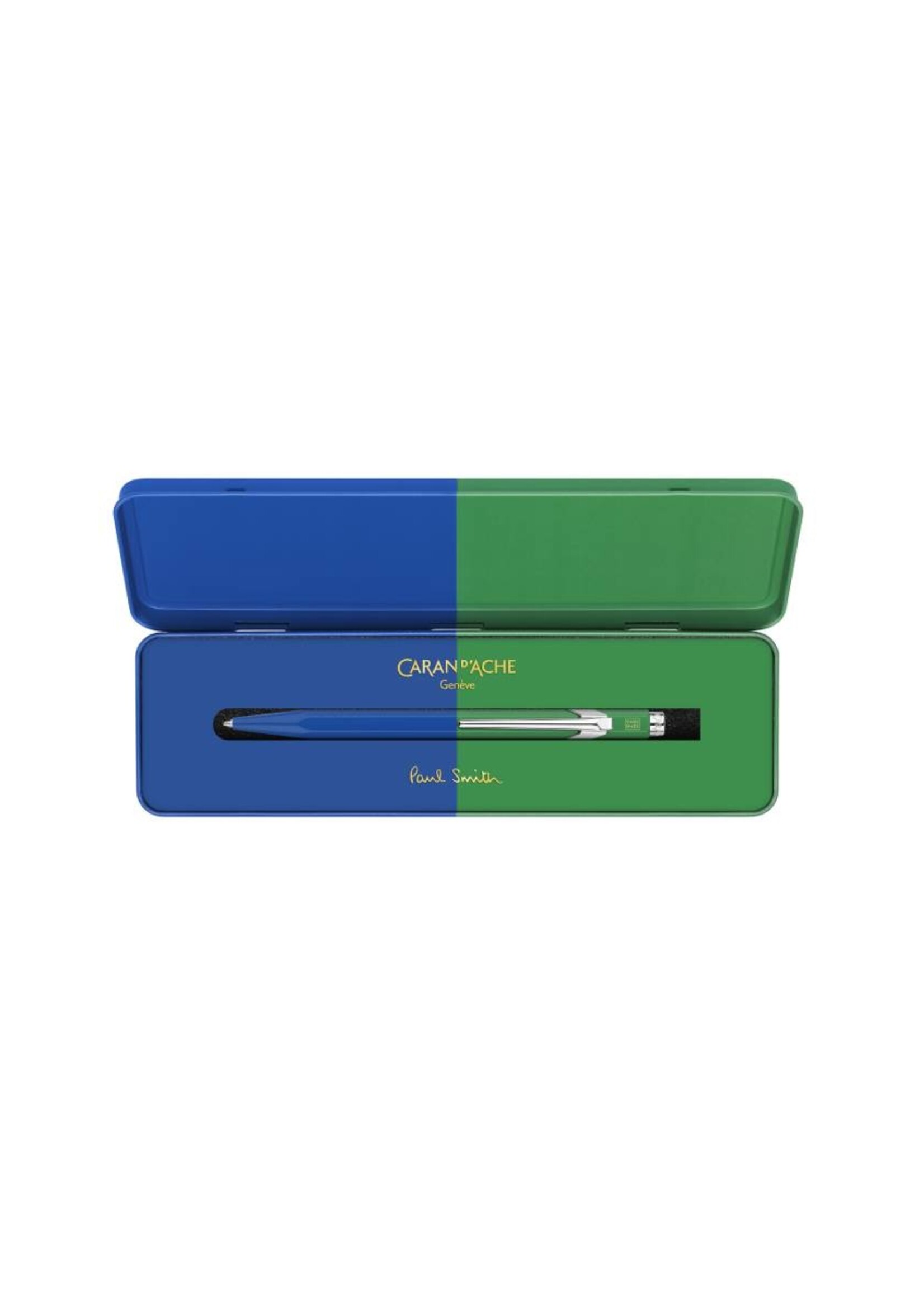 Caran d'Ache + Paul Smith Limited Edition IV balpen COBALT/EMERALD
