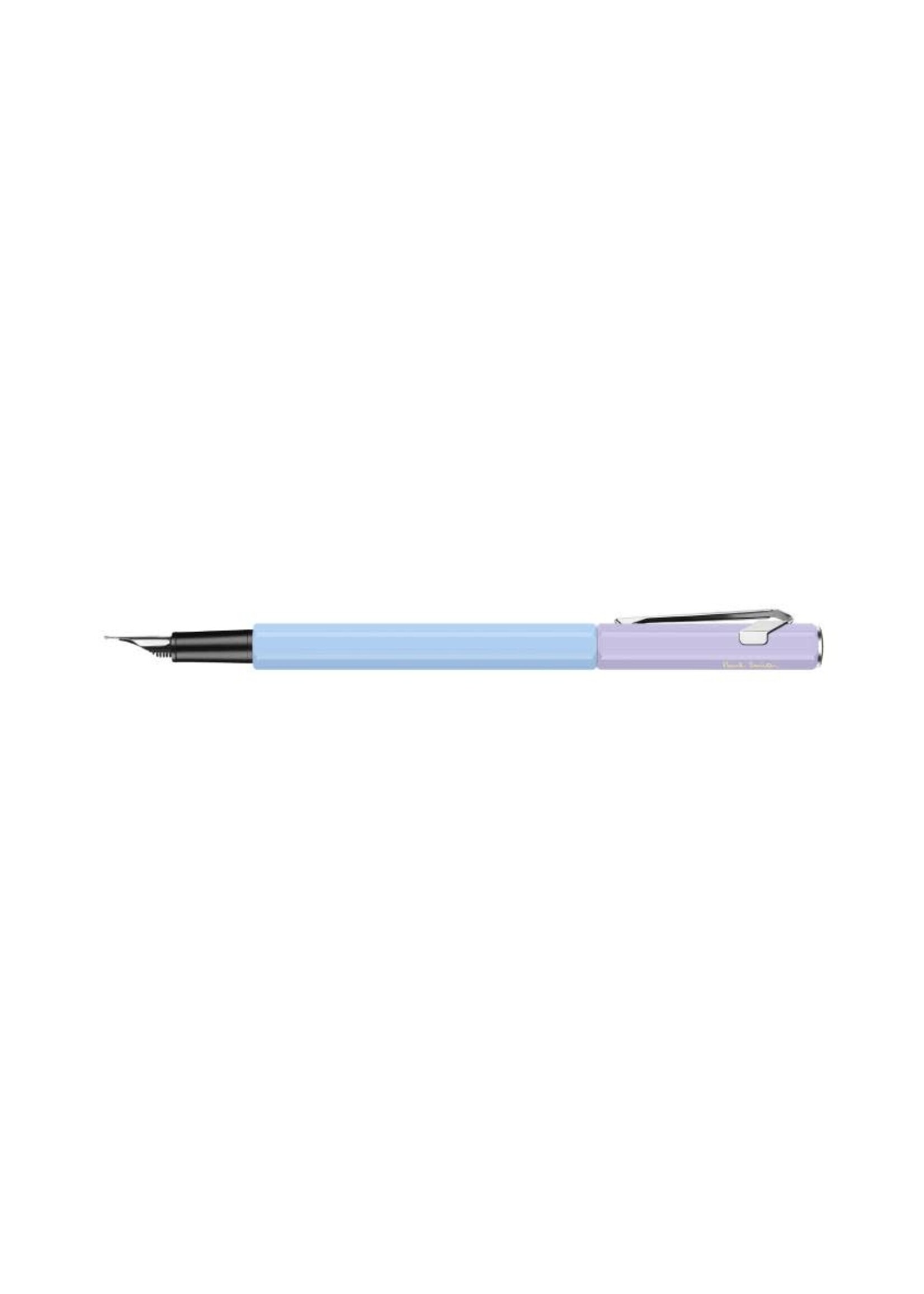 Caran d'Ache 849 + Paul Smith Limited Edition IV vulpen Fijn  SKYBLUE/LAVENDER