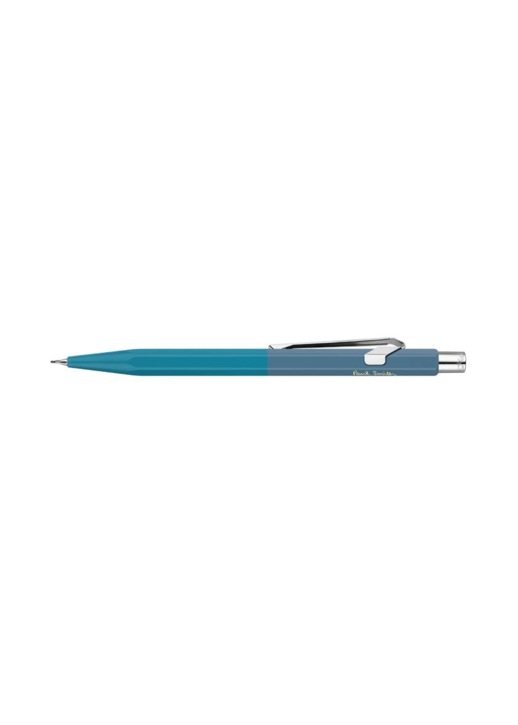 Caran d'Ache + Paul Smith Limited Edition IV 844 vulpotlood 0.7 CYAN/STEEL