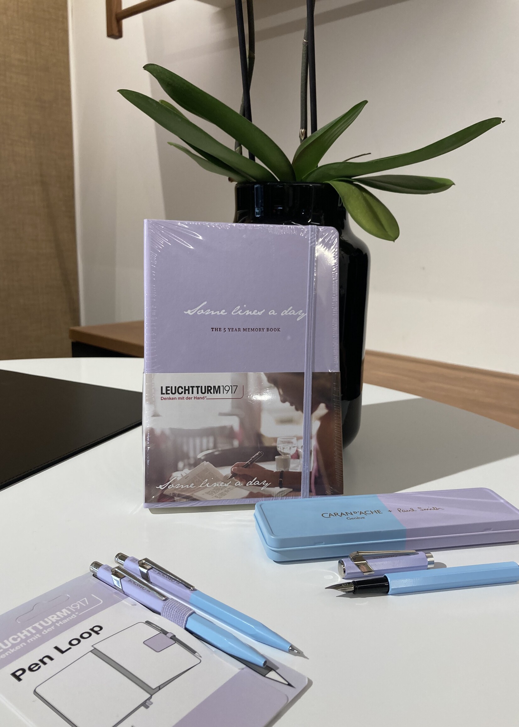 Caran d'Ache + Paul Smith Limited Edition IV 844 vulpotlood 0.7 SKYBLUE/LAVENDER