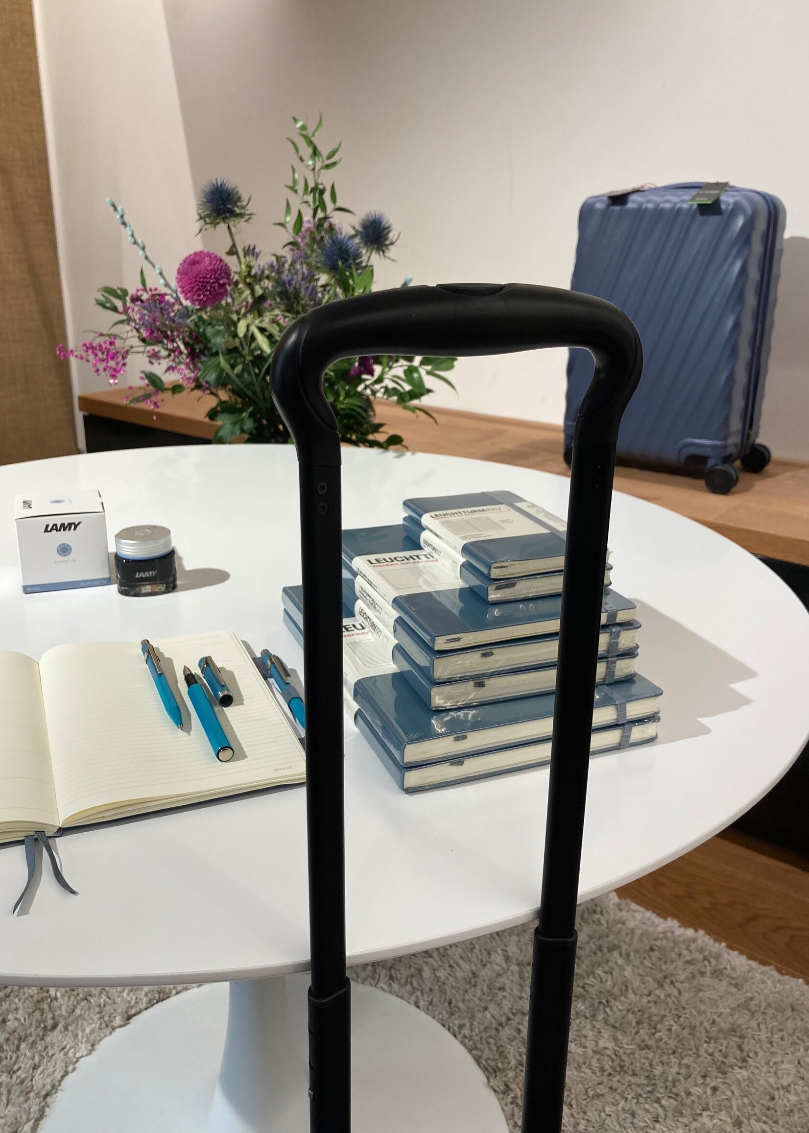 Leuchtturm1917 Agenda 2024 Pocket Hard Cover Weekly Hor.  Stone Blue