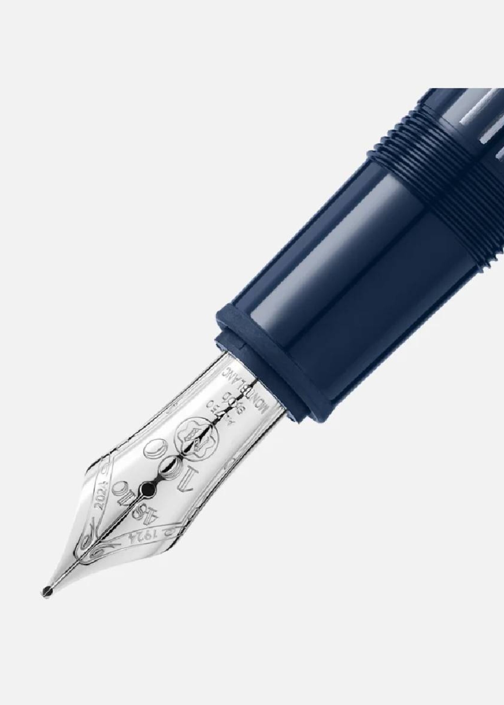 Montblanc 100 years Meisterstück The Origin Collection Blue LeGrand Vulpen 146 (Au585/14K) 0.62mm M - Medium