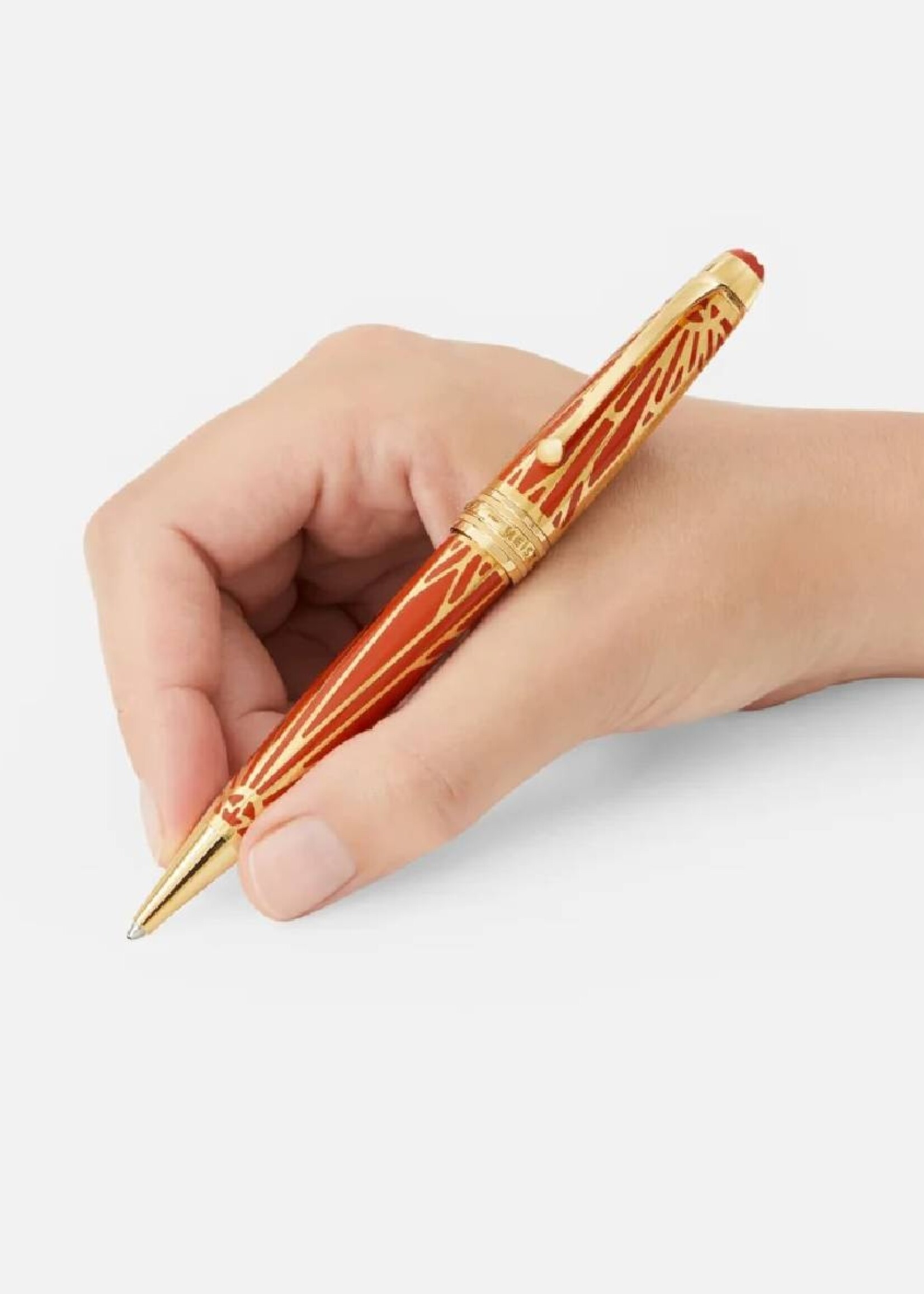 Montblanc 100 years Meisterstück The Origin Collection Solitaire Coral MidSize Balpen 164