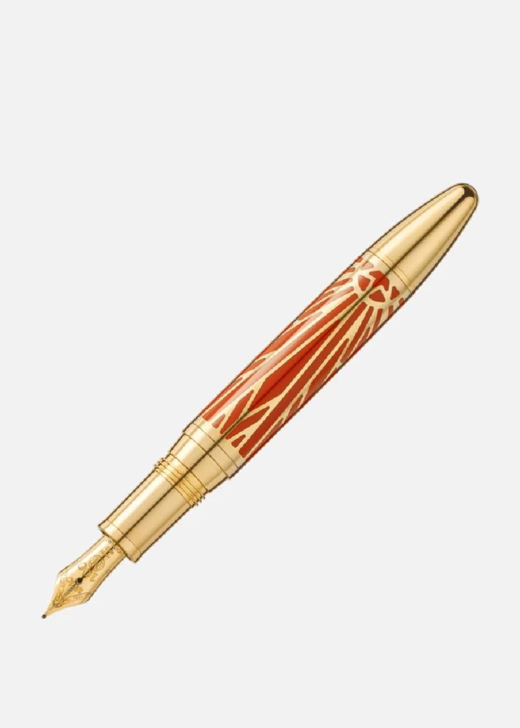 Montblanc 100 years Meisterstück The Origin Collection Solitaire Coral LeGrand Vulpen 145  (Au585/14) 0.62 mm M - Medium