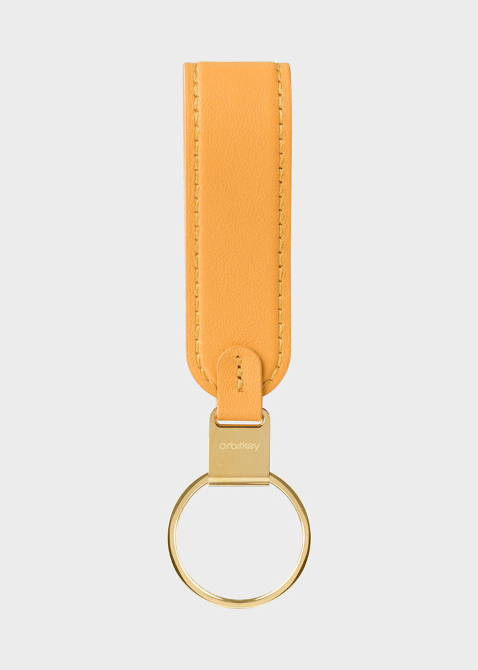 Orbitkey Loop Keychains Leather Saffran