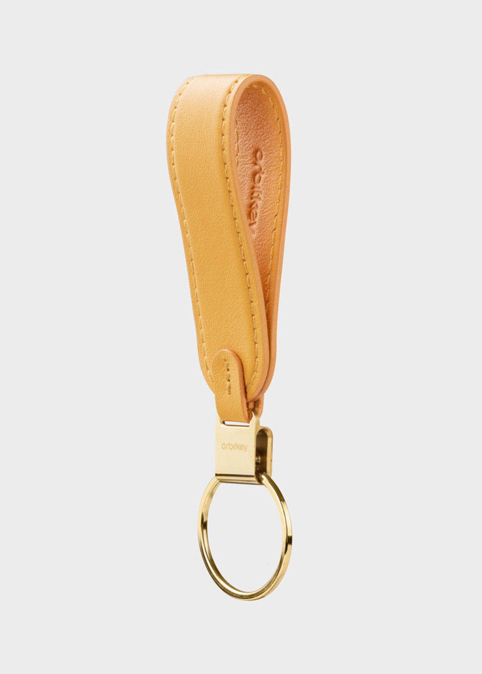 Orbitkey Loop Keychains Leather Saffran